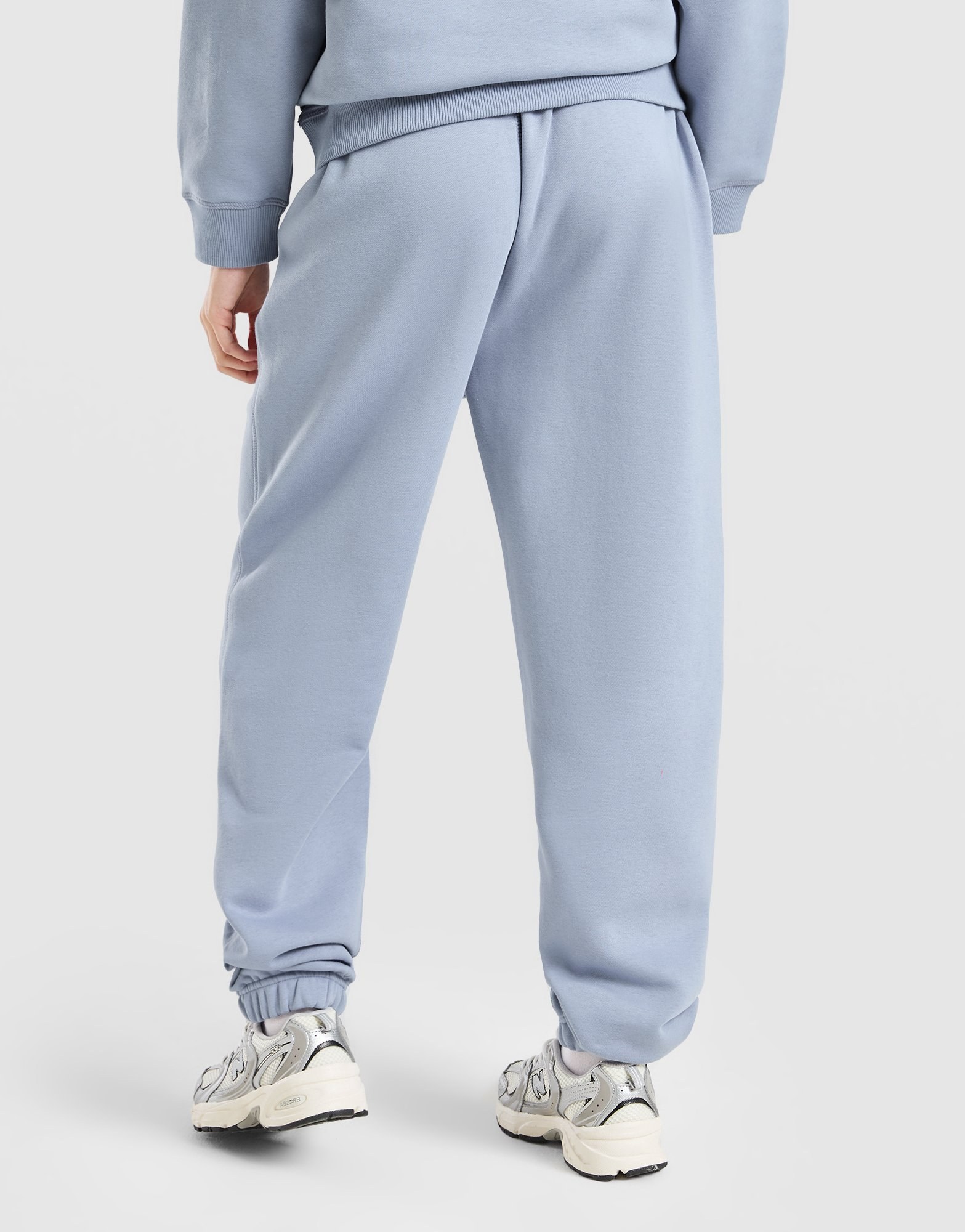 New Balance Girls' Tonal Logo Cuffed Joggers Junior