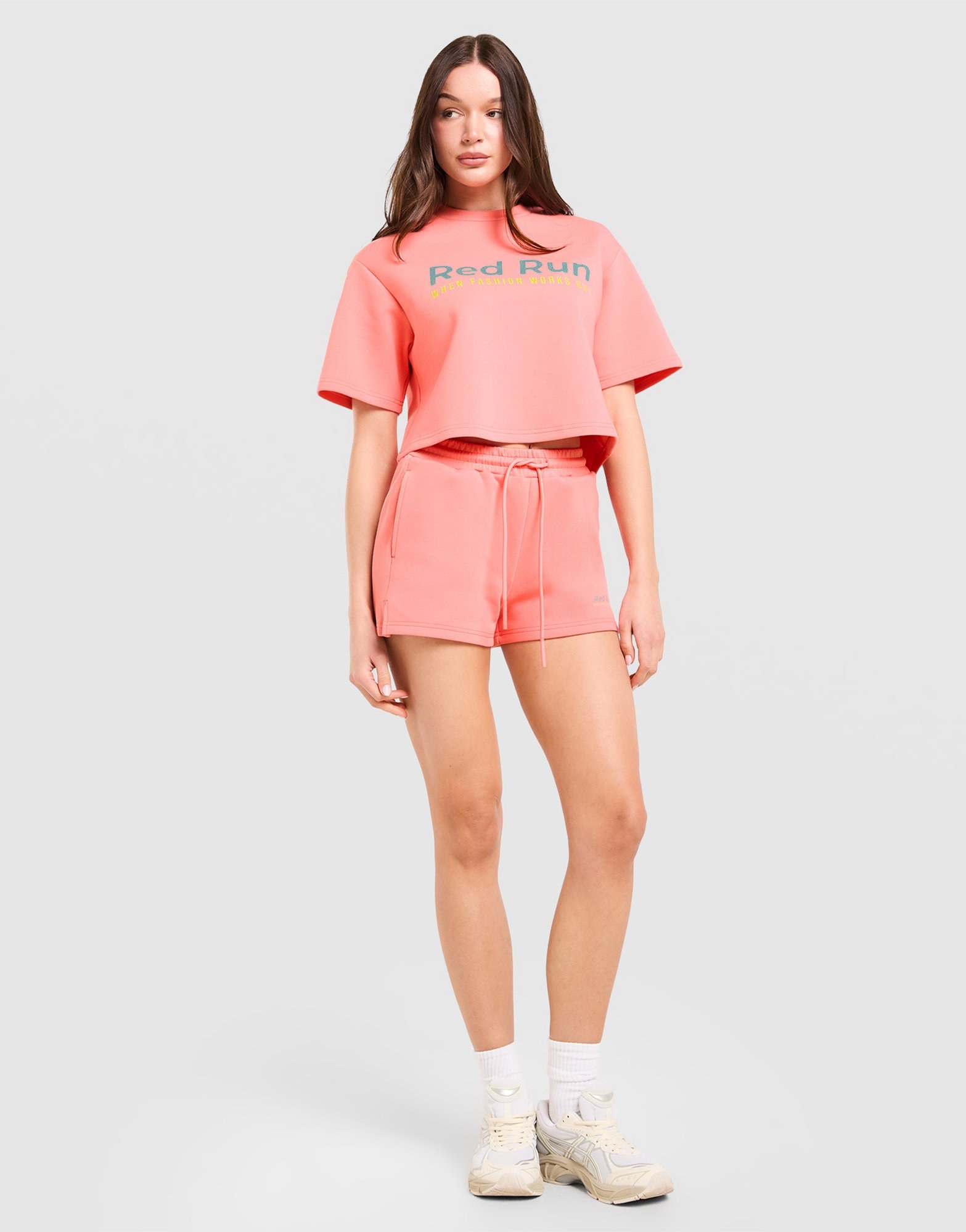 Miscellaneous Azure Boxy Cropped T-shirt