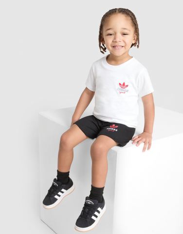 adidas Originals Cafe T-Shirt & Shorts Set Babys
