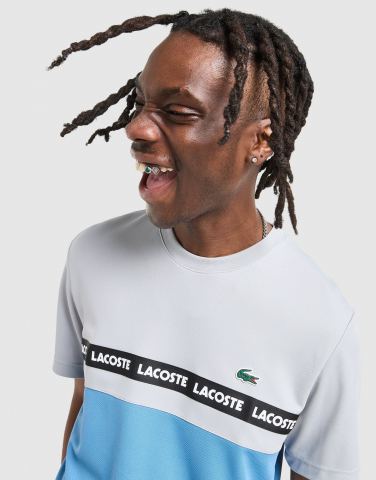 Lacoste Croc Colour Block Tape T-Shirt