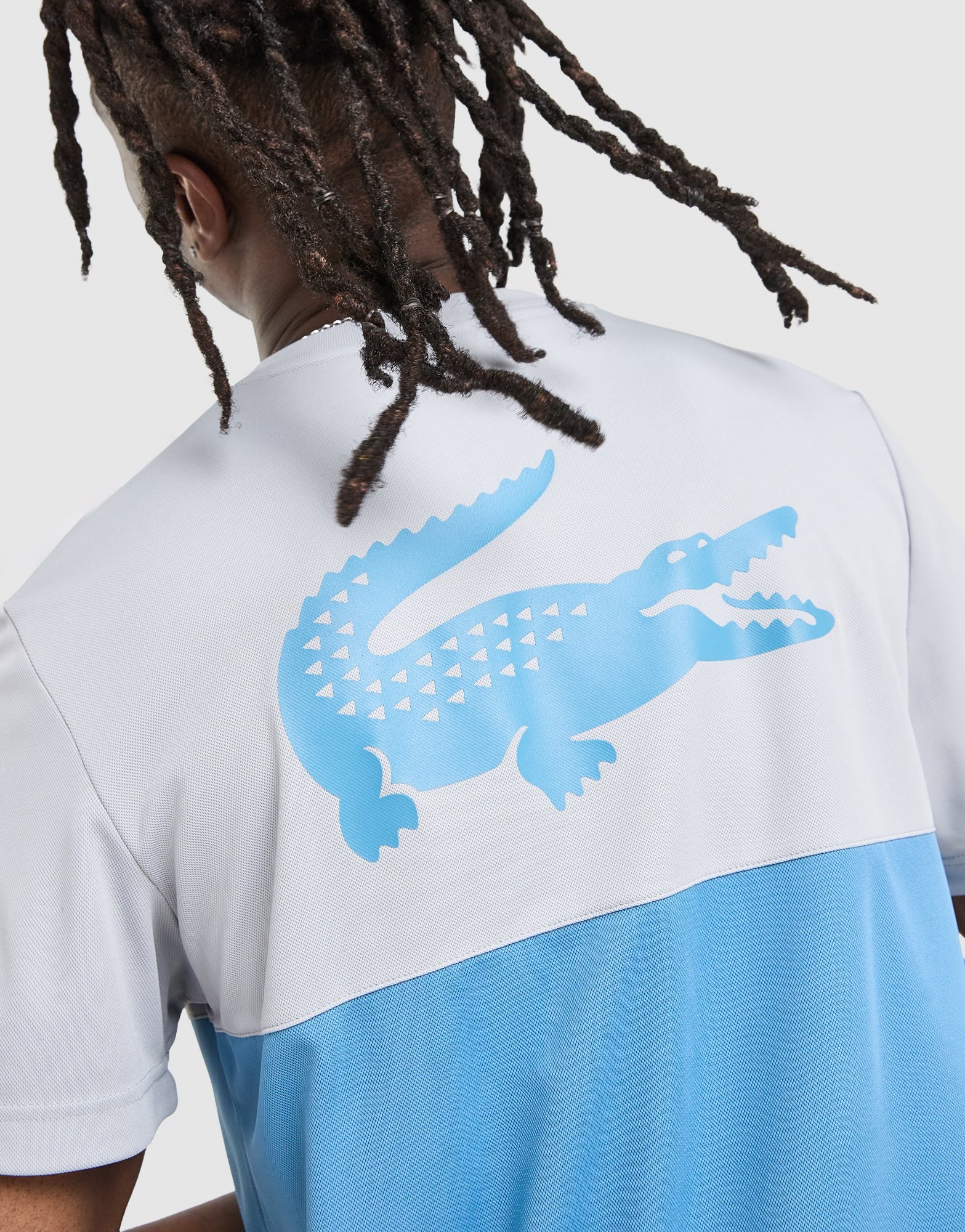 Lacoste Croc Colour Block Tape T-Shirt