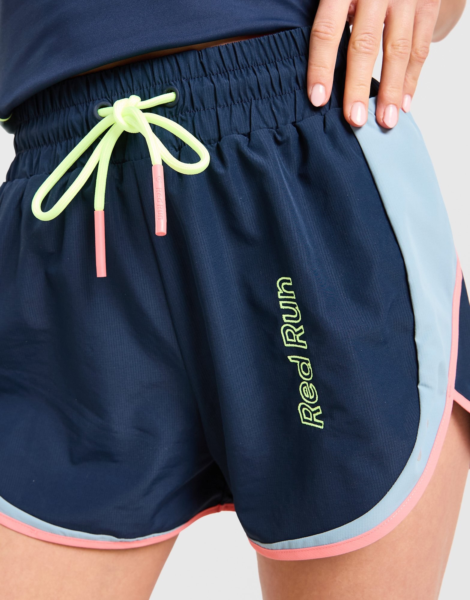 Miscellaneous Azure Colourblock Running Shorts