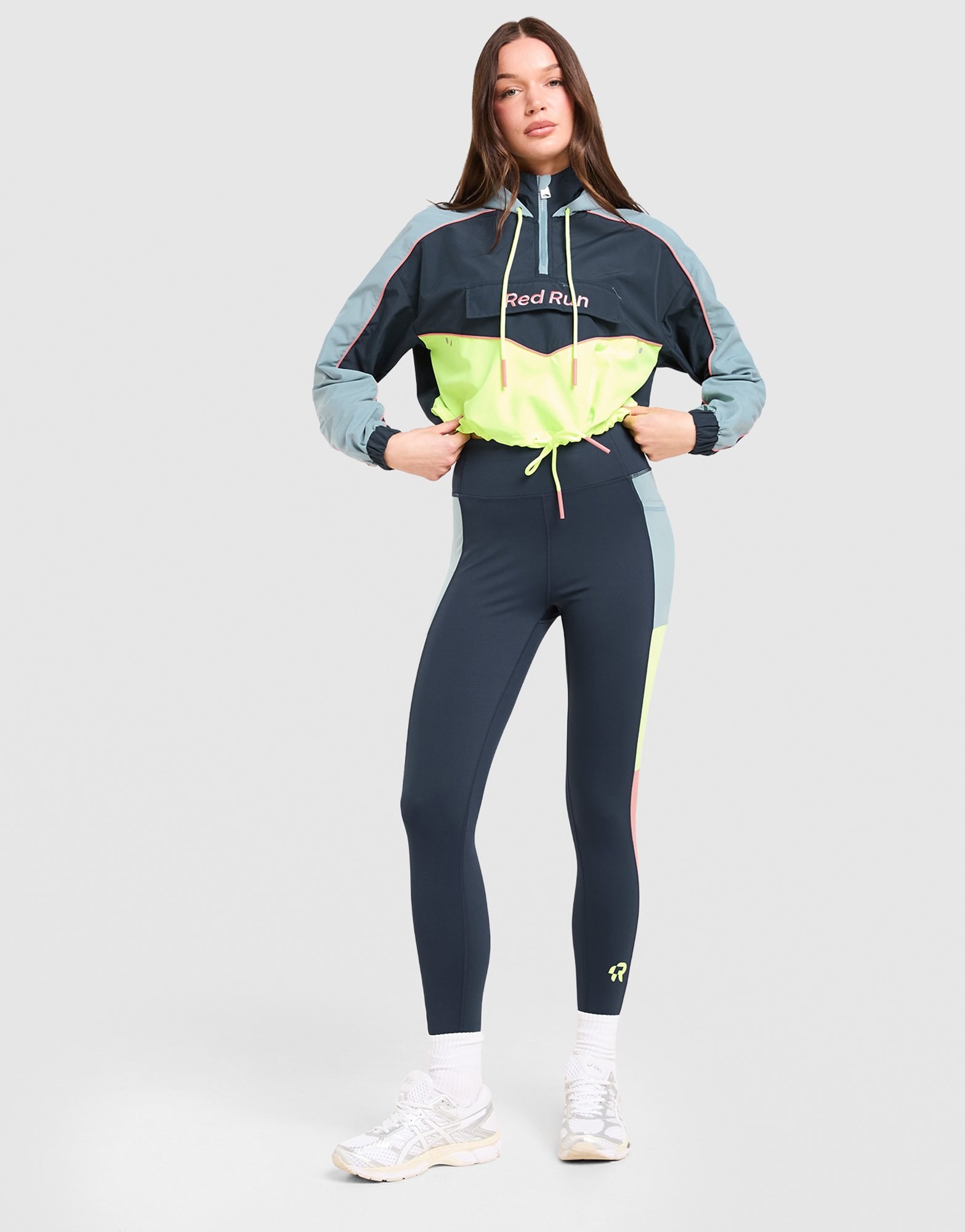 Miscellaneous Azure Cropped Windbreaker