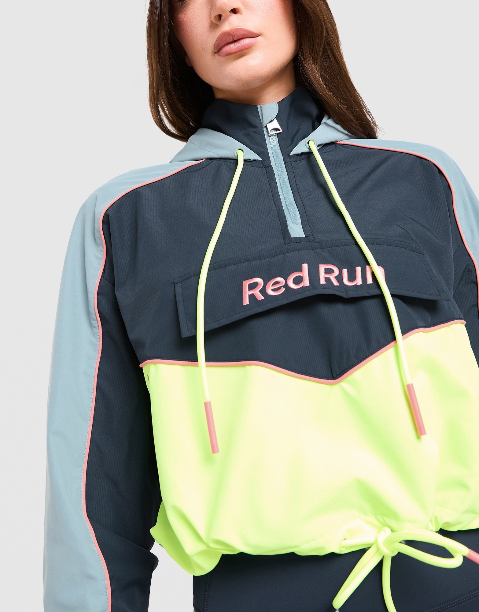 Miscellaneous Azure Cropped Windbreaker