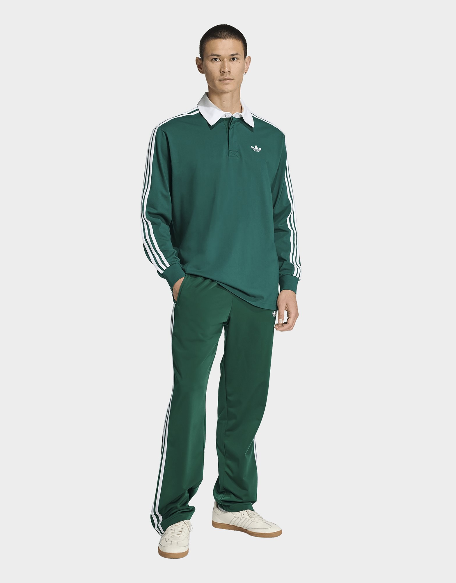 adidas 3-streifen Rugby Longsleeve Polo