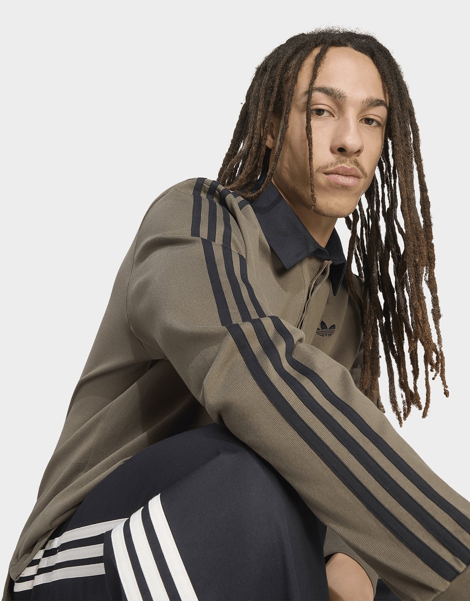 adidas 3-streifen Rugby Longsleeve Polo
