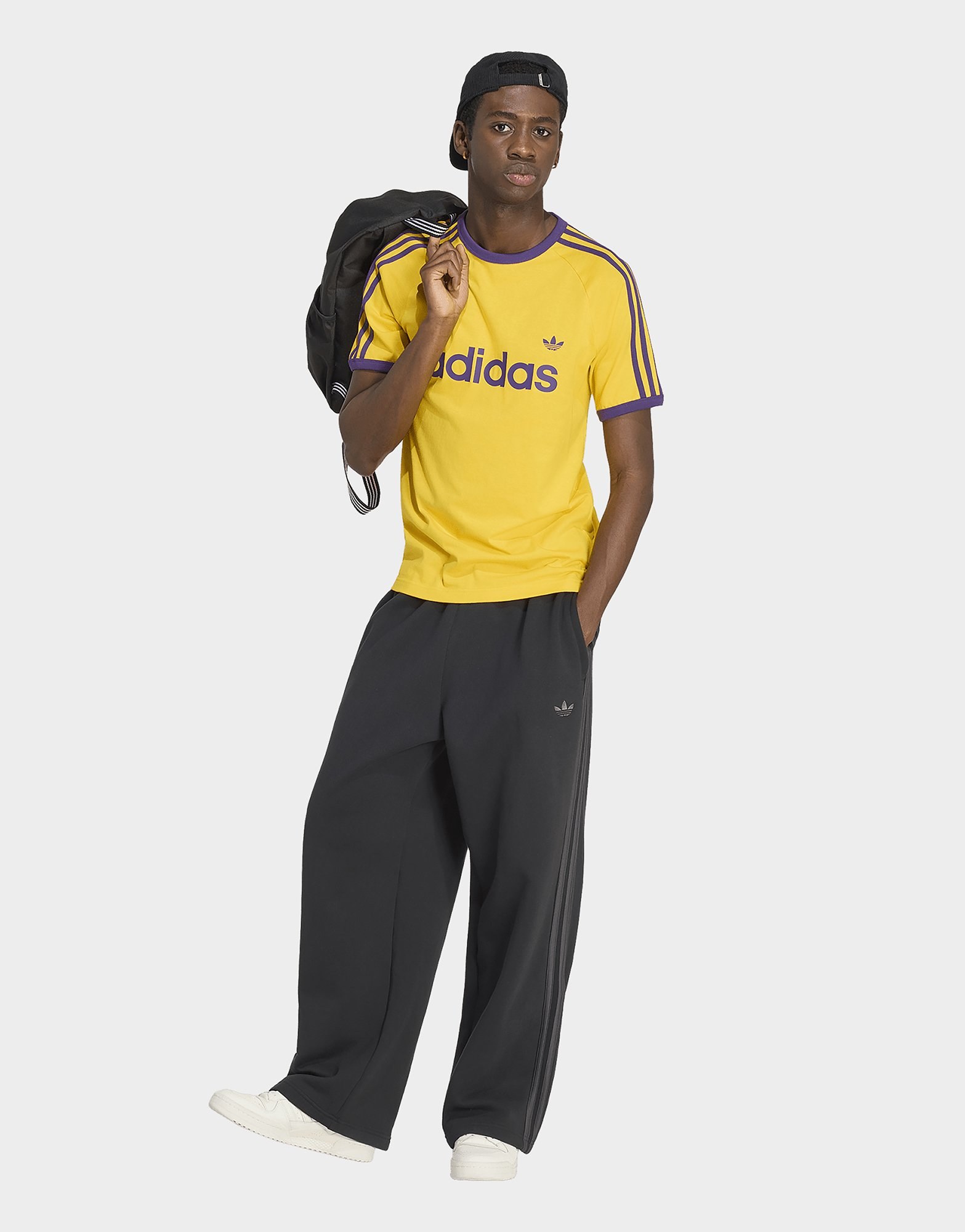 adidas 3-streifen Ringer T-shirt, Schmal Geschnitten