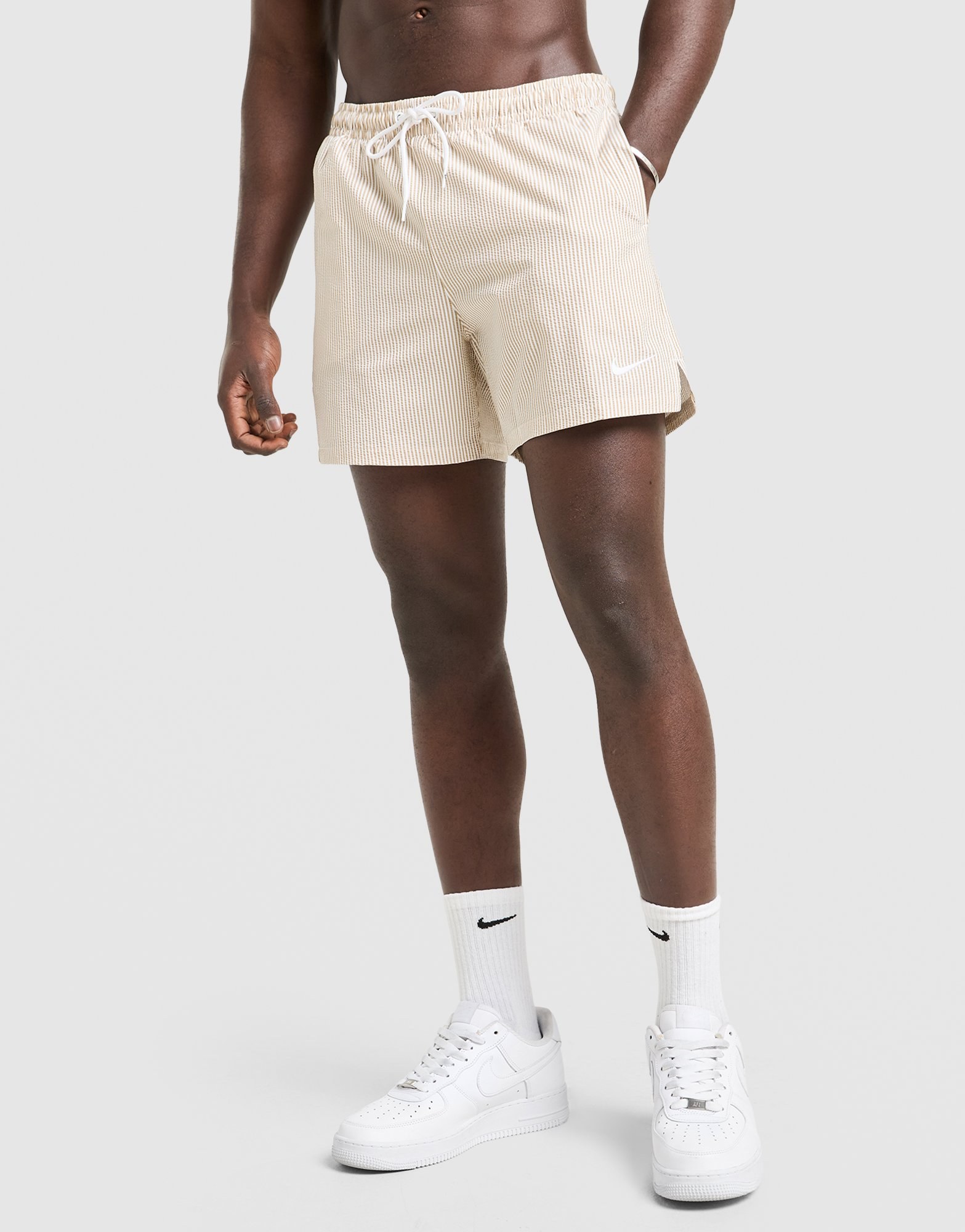 Nike Seersucker 5" Swim Shorts