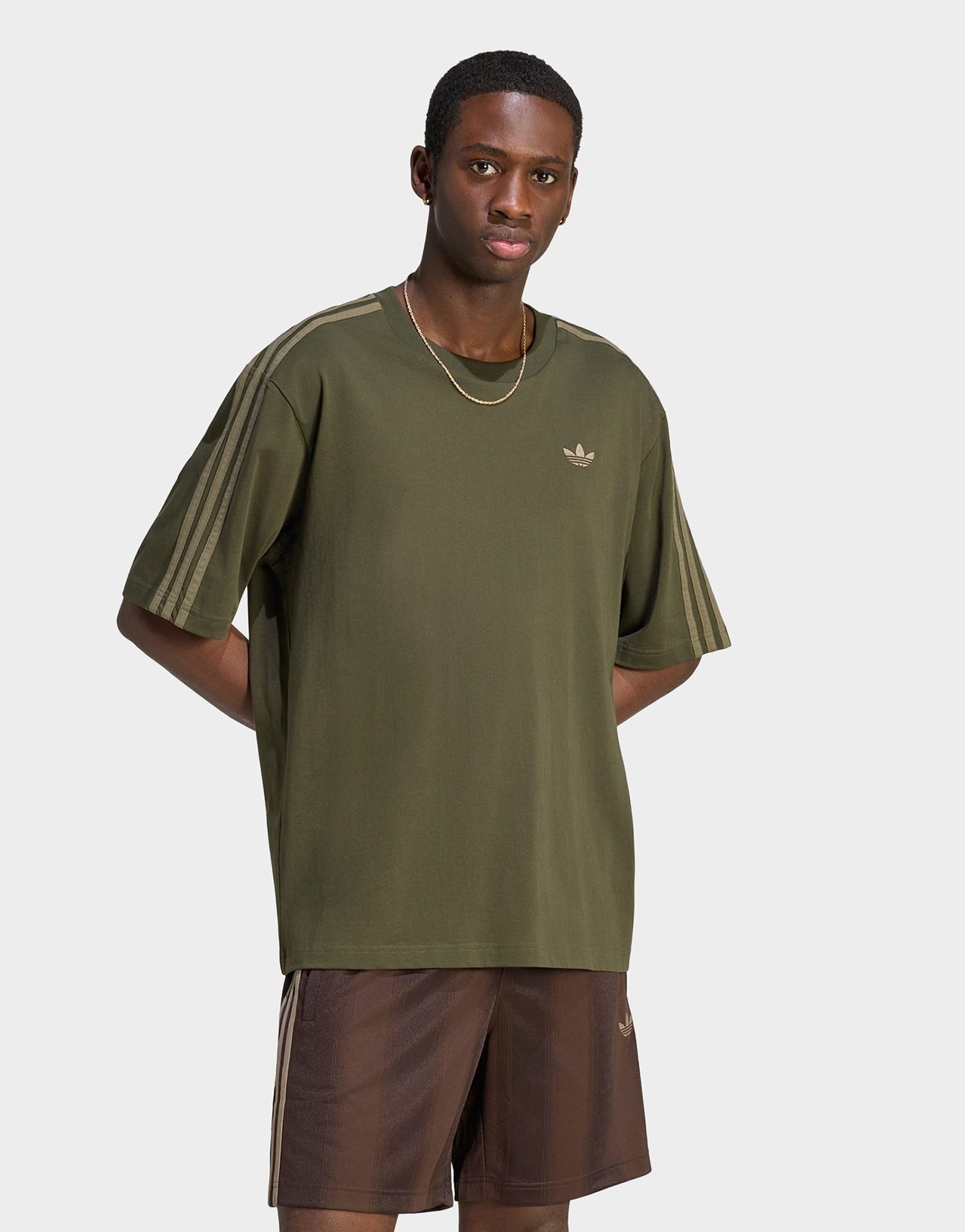 adidas Adicolor 3-streifen T-shirt, Oversize