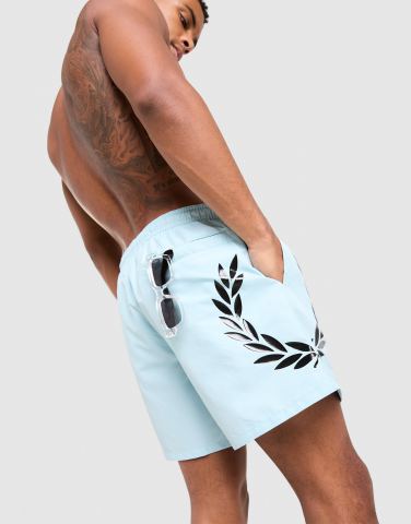 Fred Perry Side Laurel Wreath Swim Shorts