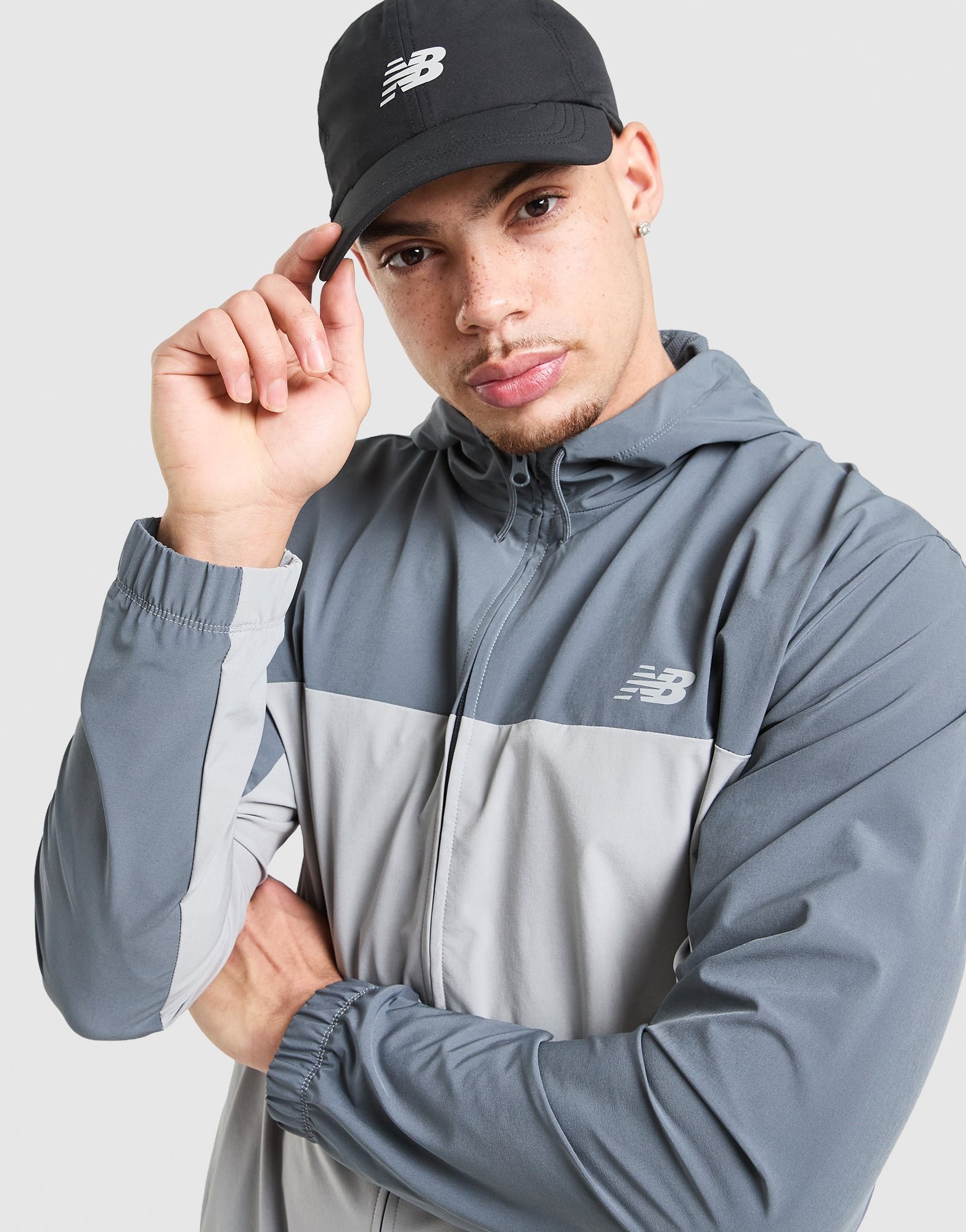 New Balance Colour Block Woven Jacke