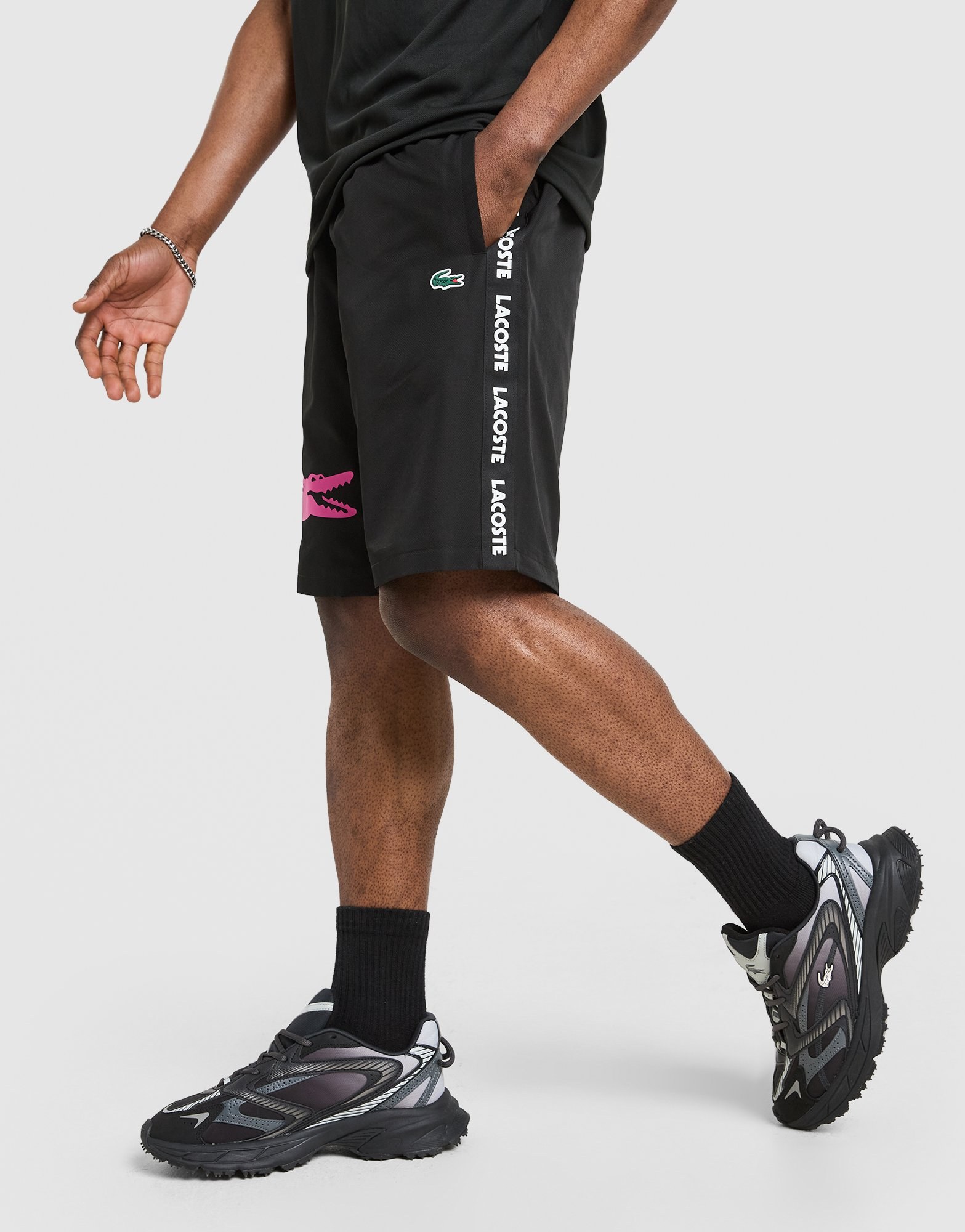 Lacoste Croc Woven Tape Shorts