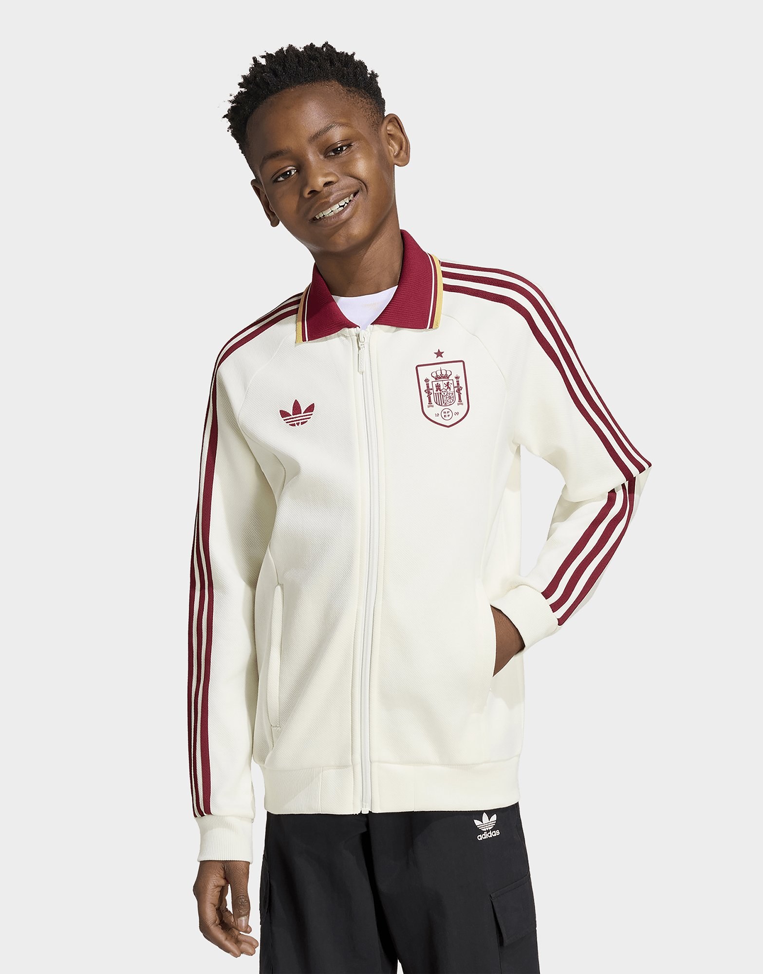 adidas Spanien Anthem Kids Auswärtsjacke