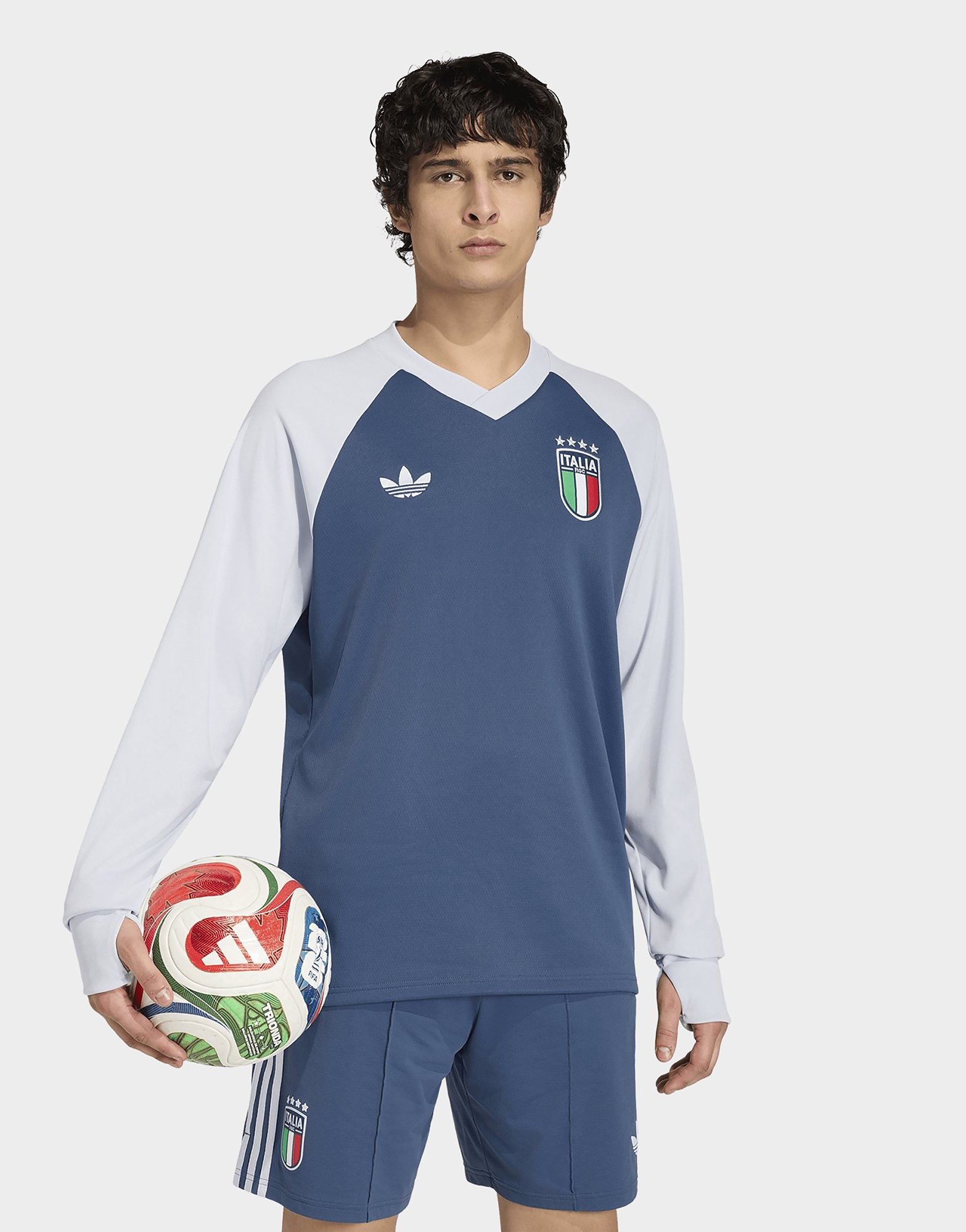 adidas Italien 26 Pre-Match Warm Auswärts-Oberteil