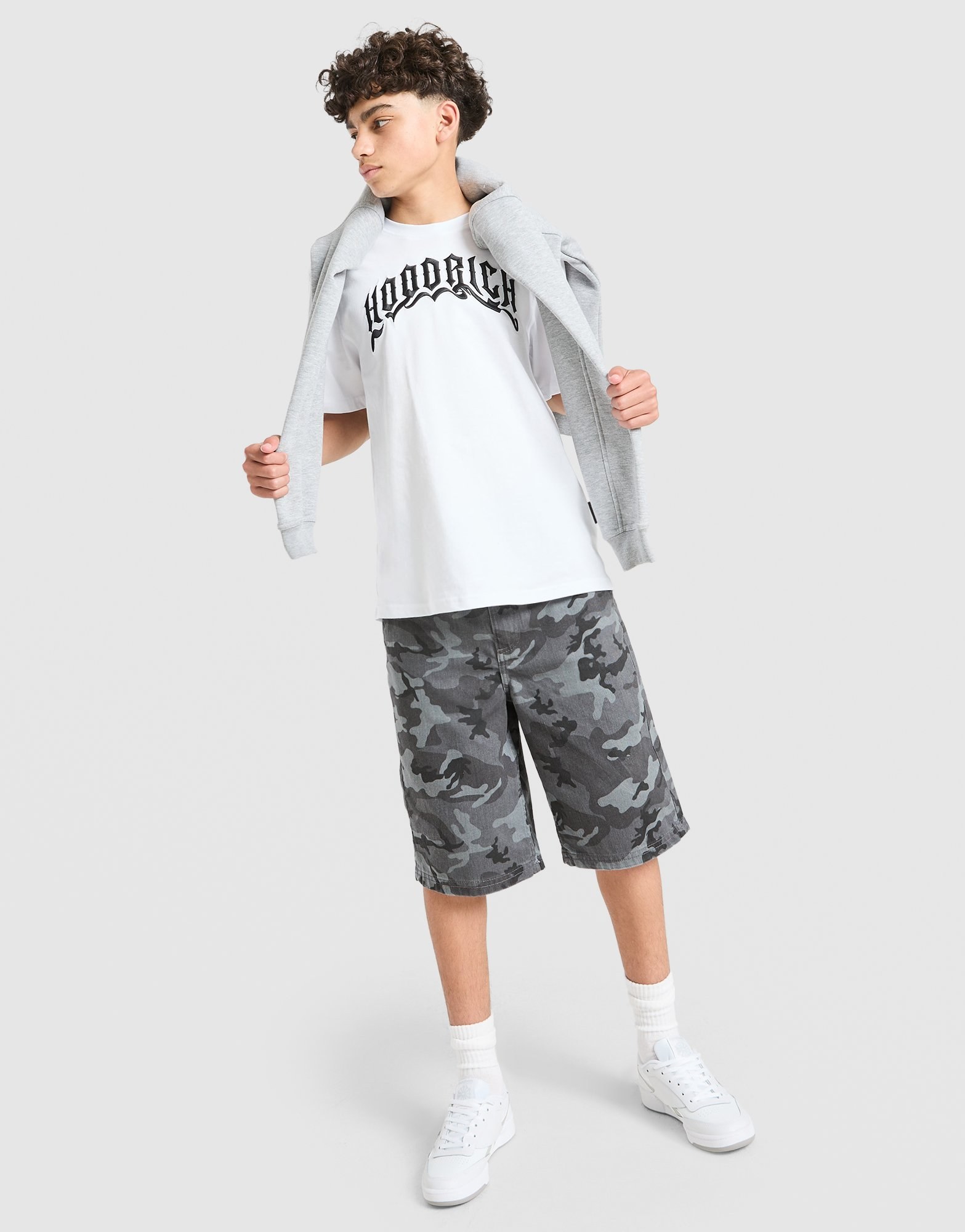 Hoodrich Pace Denim Camo Jorts Kinder