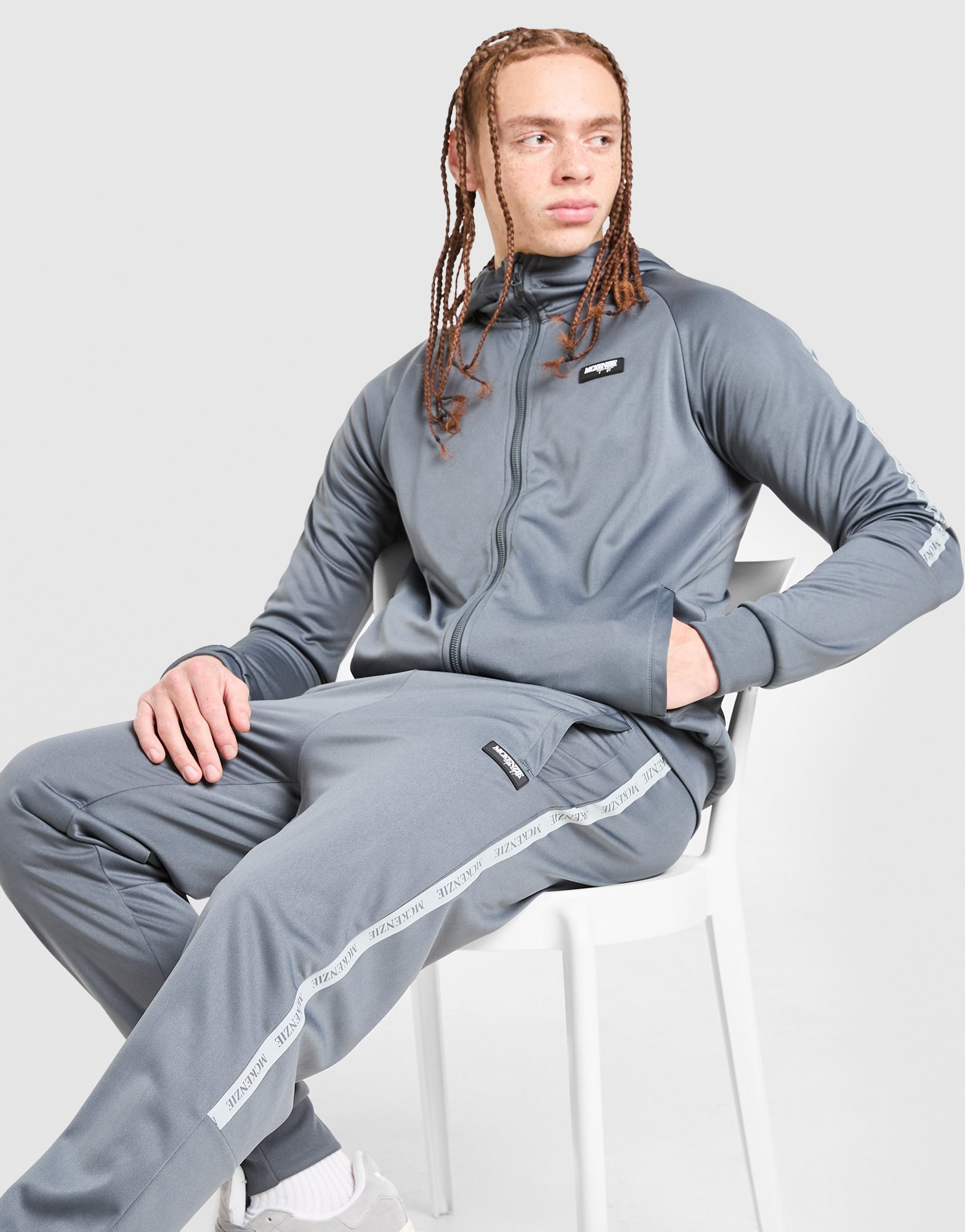 McKenzie Fade Poly Full Zip Hoodie