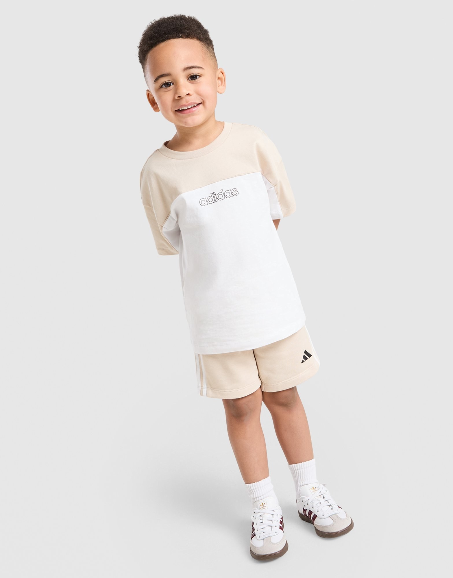 adidas Originals Linear T-Shirt/Shorts Set Infant