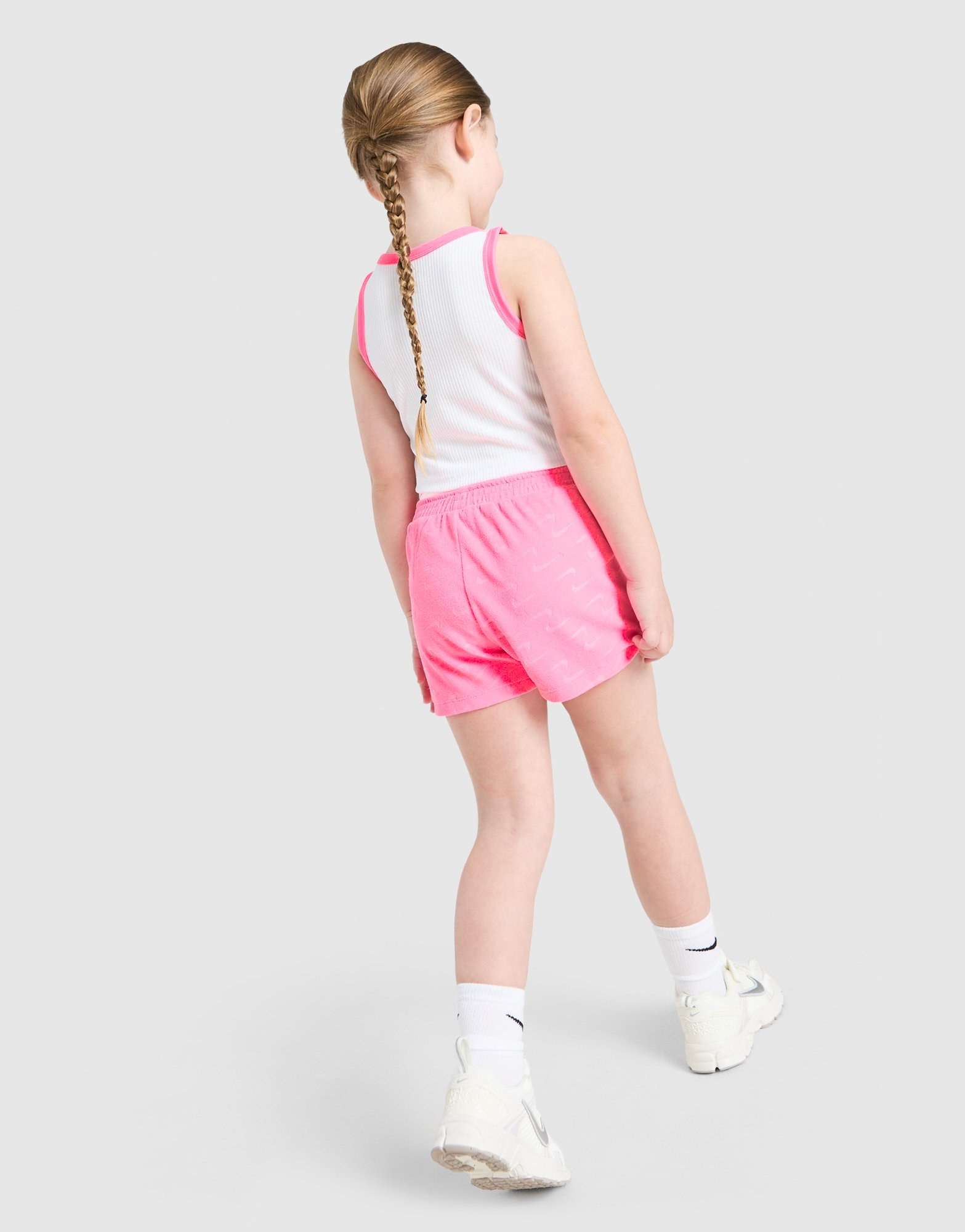 Nike Girls' Ribbed Vest/Running Shorts Set Children