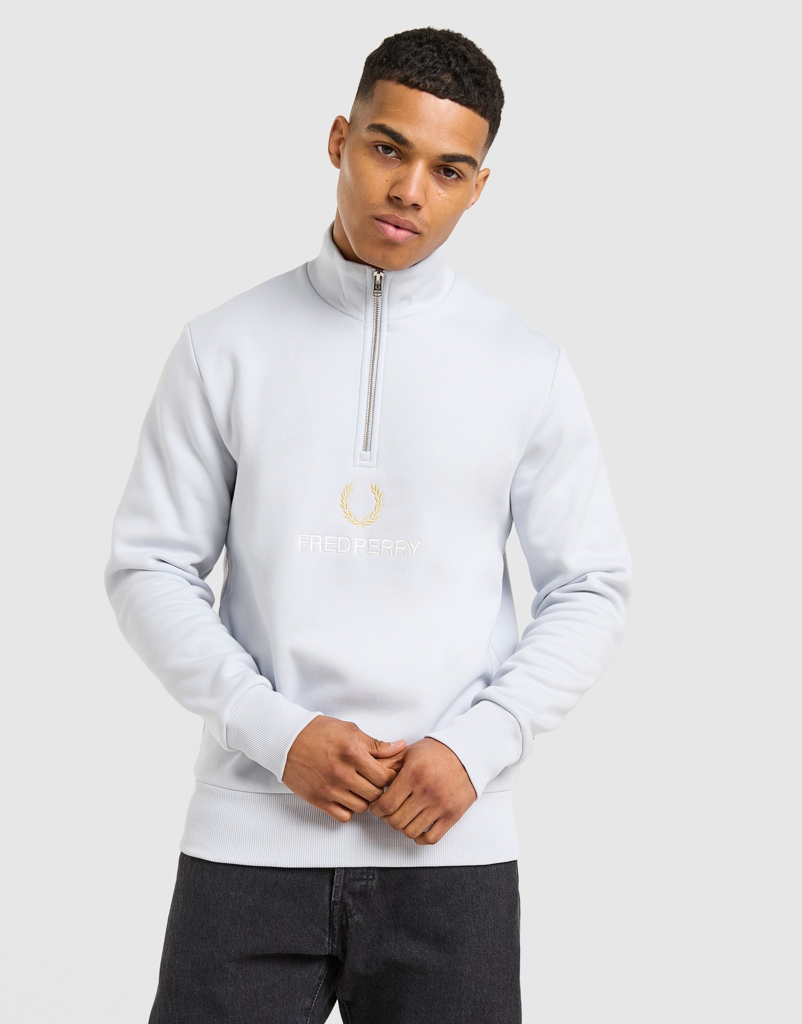 Fred Perry Original Stack 1/2 Zip Sweatshirt