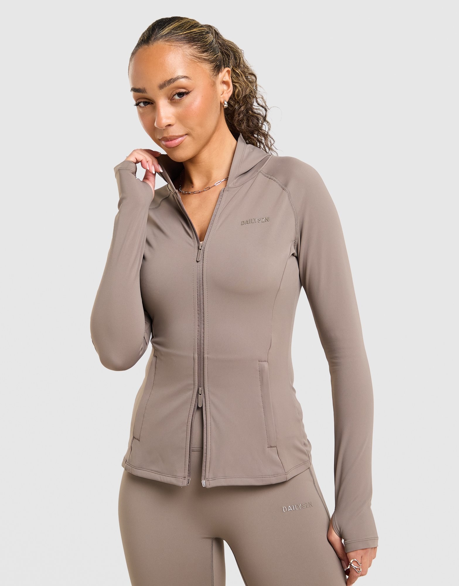DAILYSZN Sculpt Full-Zip Hoodie
