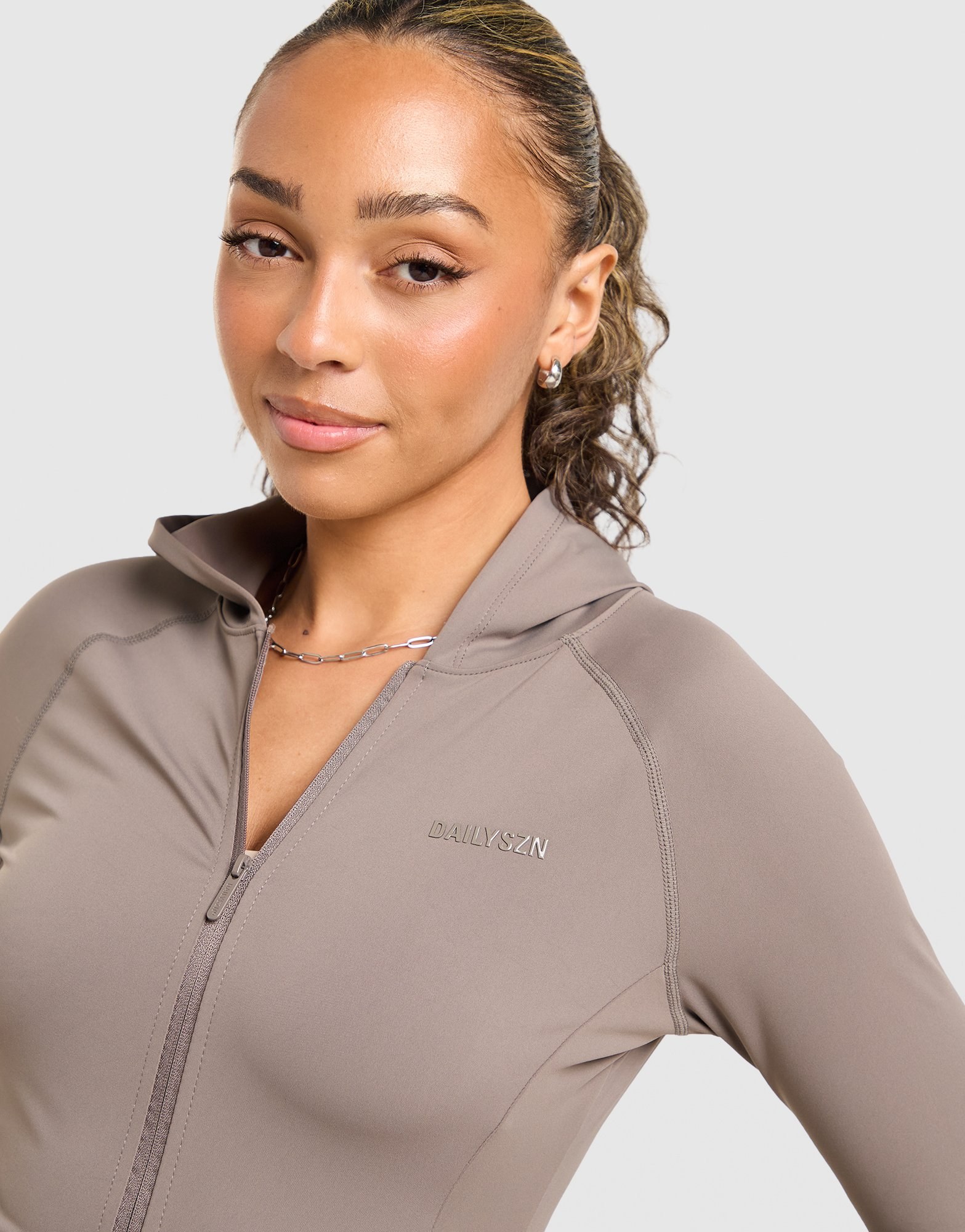 DAILYSZN Sculpt Full-Zip Hoodie
