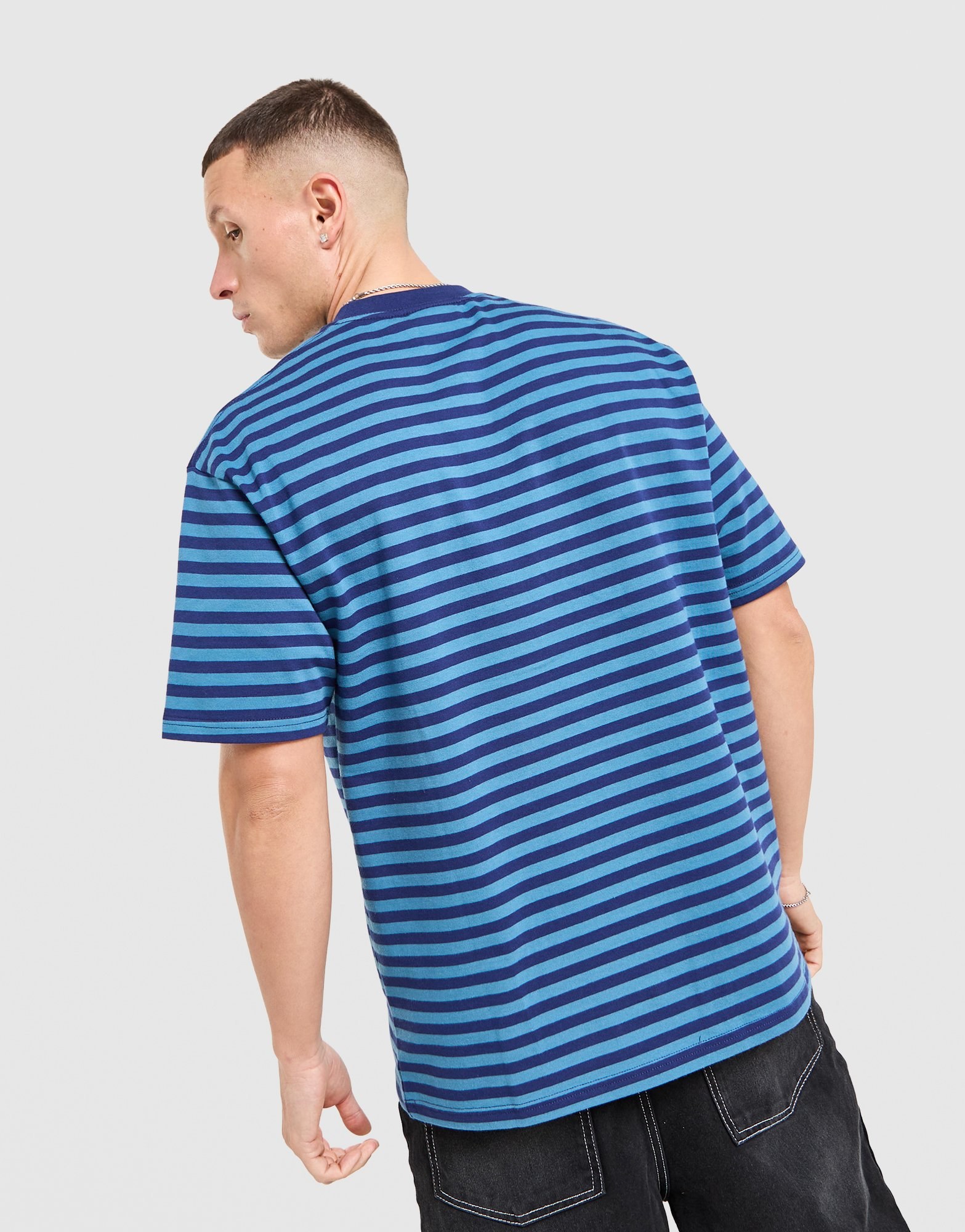 Unlike Humans Wells Stripe Pocket T-Shirt