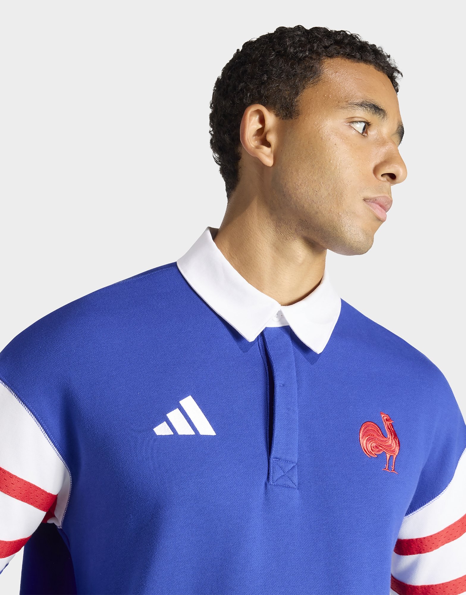adidas Ffr Heritage Rugby-poloshirt, Langärmlig