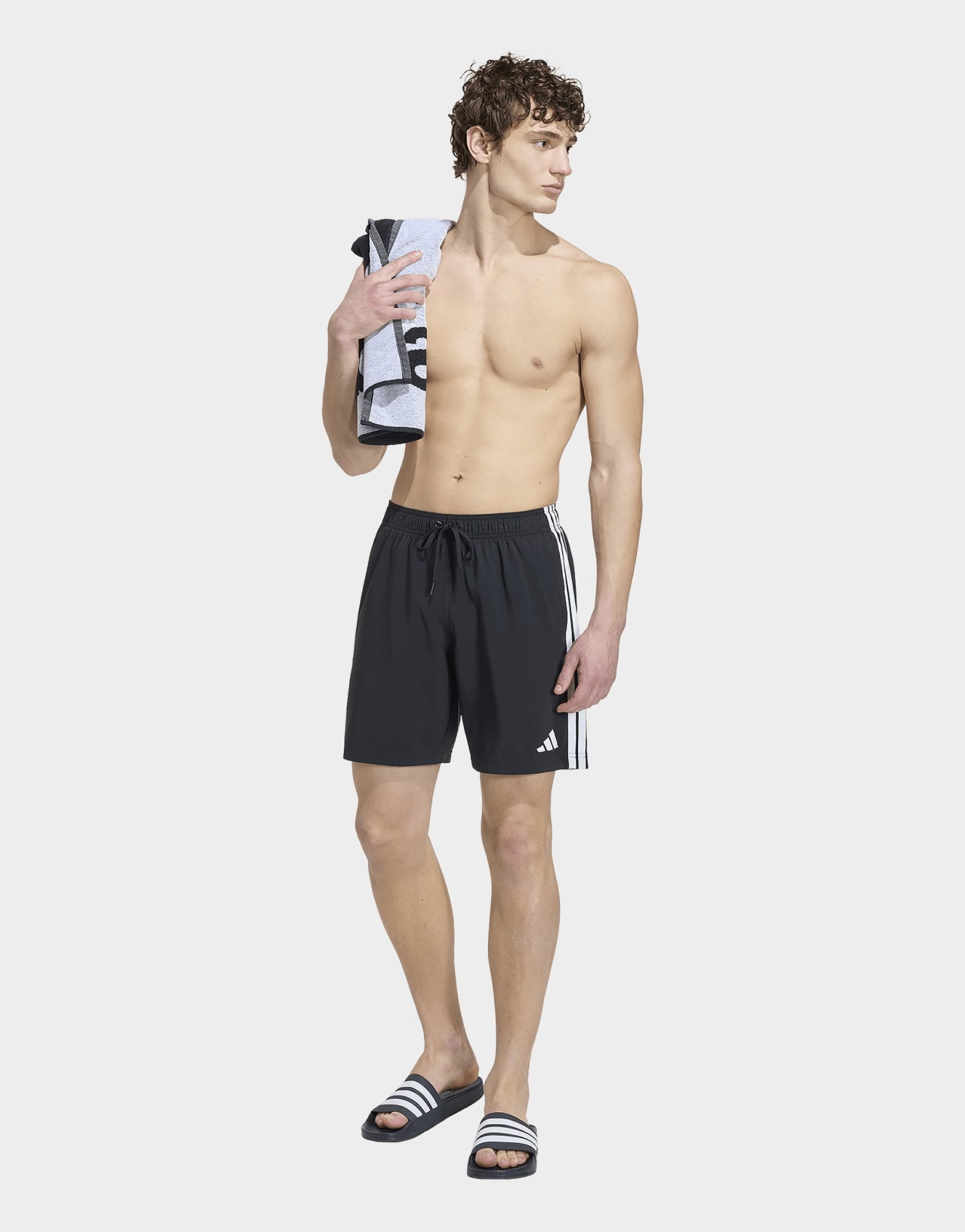 adidas 3-streifen Badeshorts, 20,5 Cm
