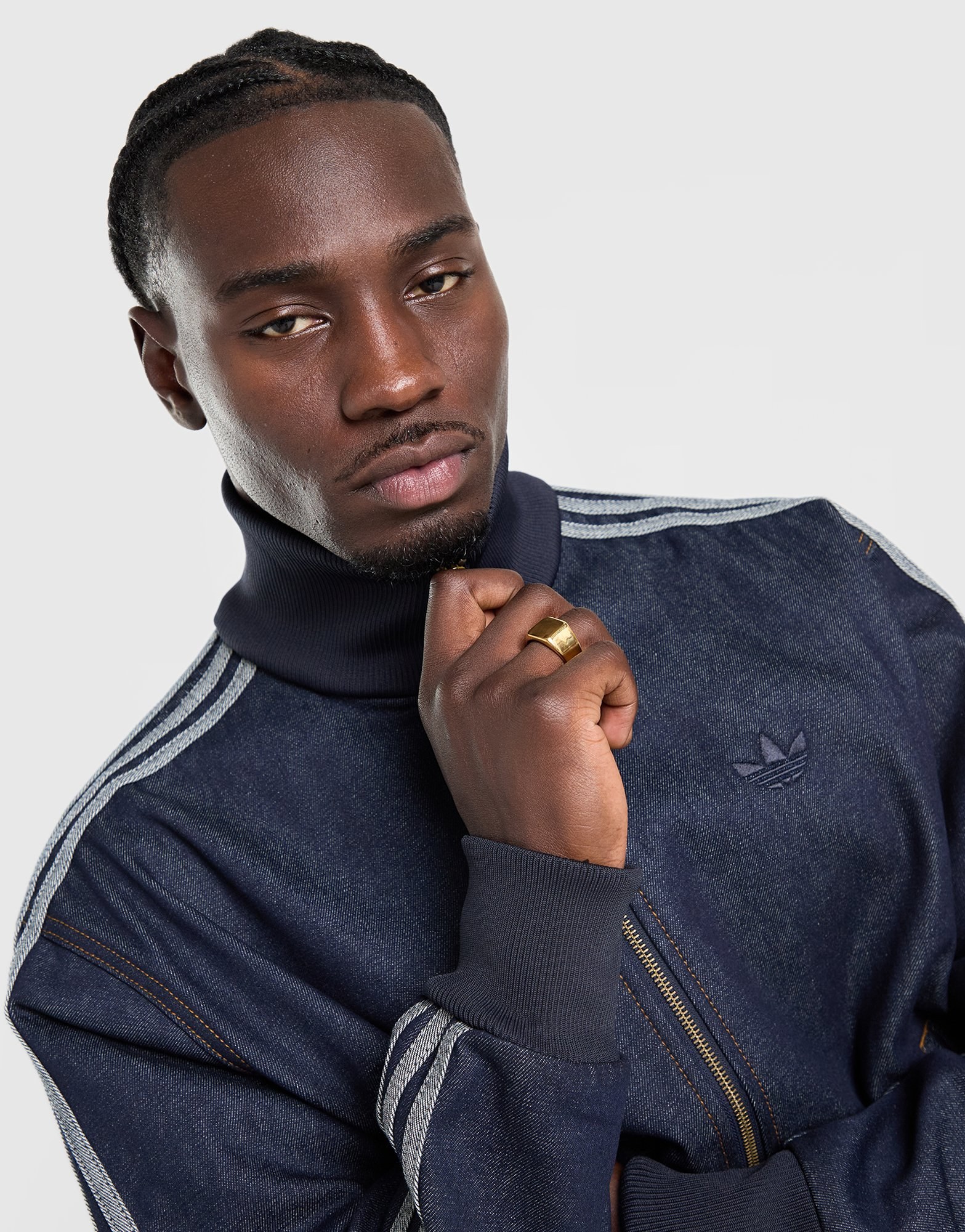 adidas Originals Firebird Denim Track Top
