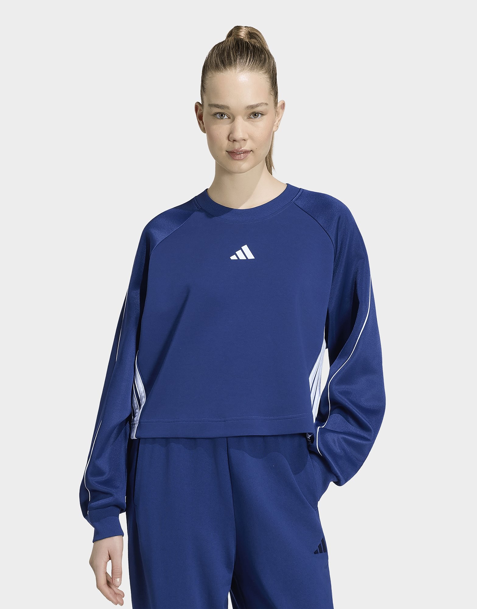 adidas Stadium 3-streifen Sweatshirt Mit Rundhalsausschnitt