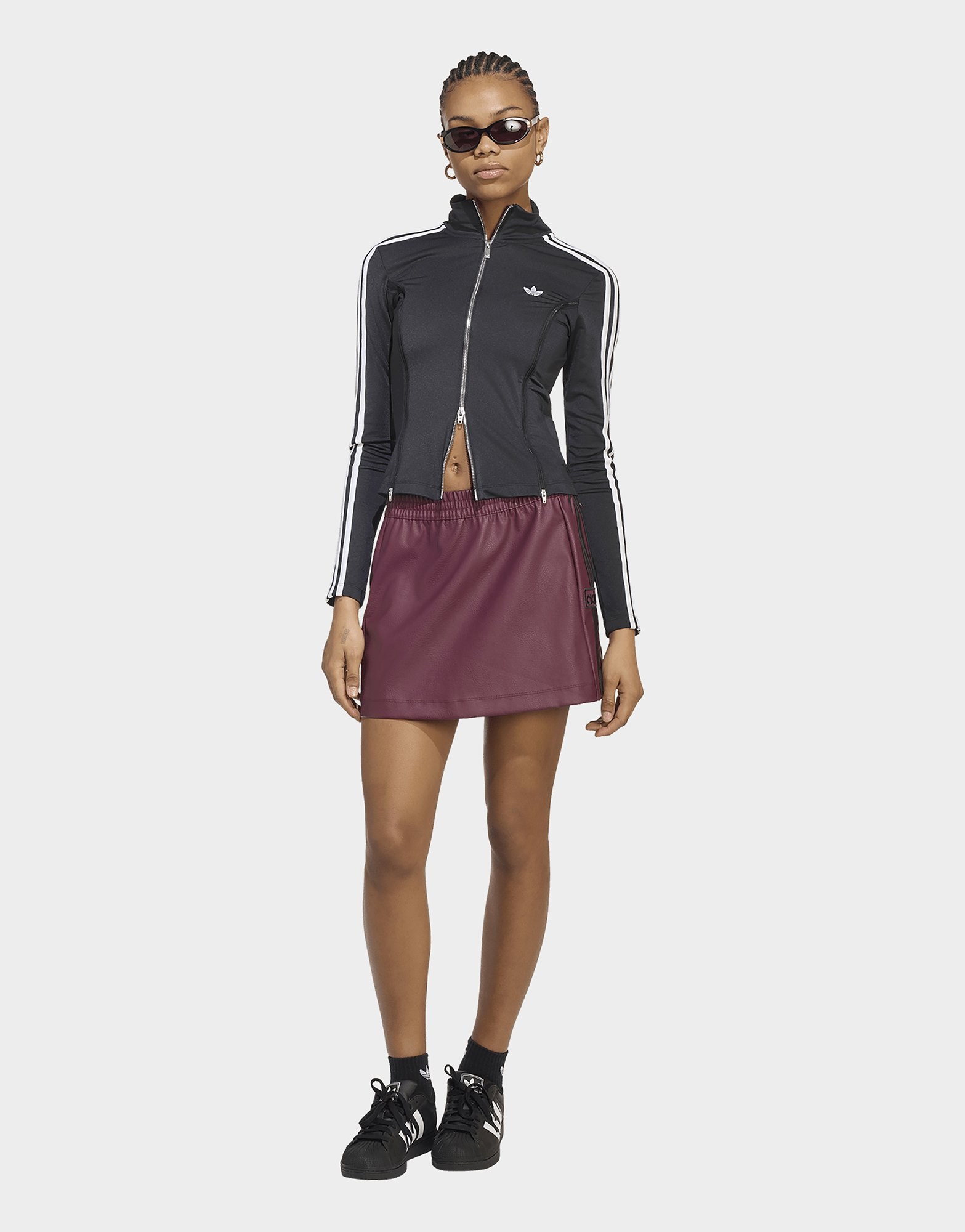 adidas X MIA MARQUEZ T-SHIRT, LANGÄRMELIG, REISSVERSCHLUSS