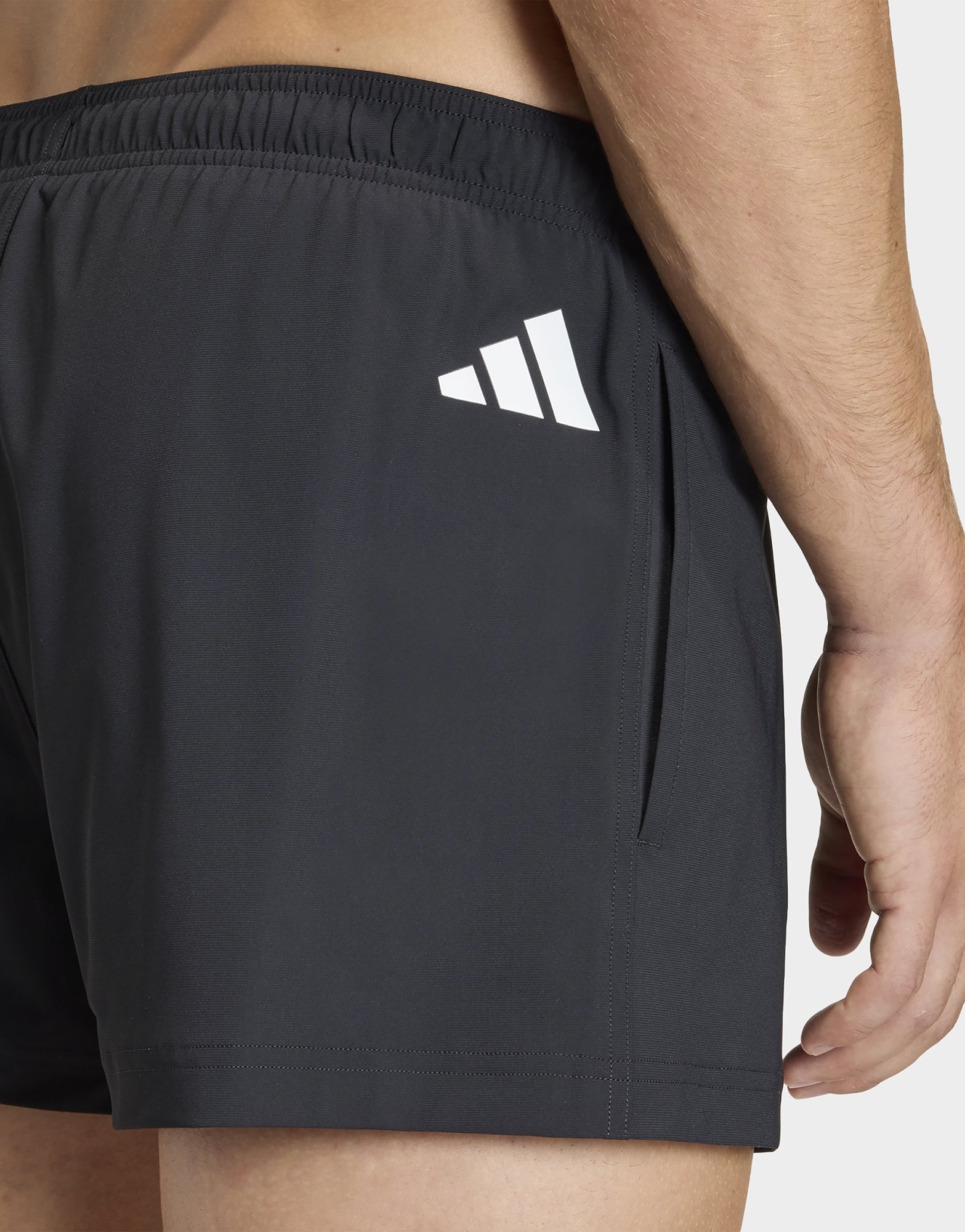 adidas Logo Elastische Strick-badehose 7,6 Cm