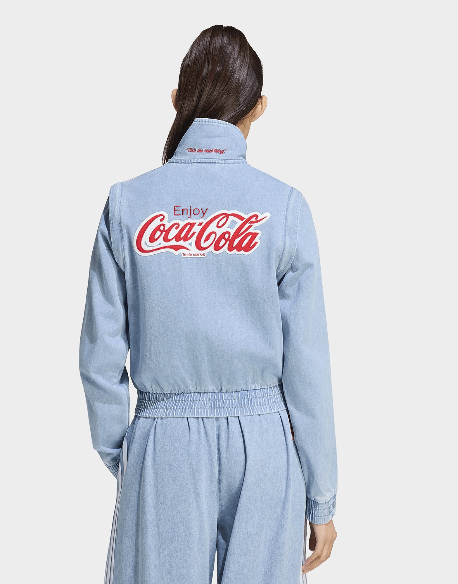 adidas X COCA-COLA FIREBIRD REG DENIM TRACK TOP