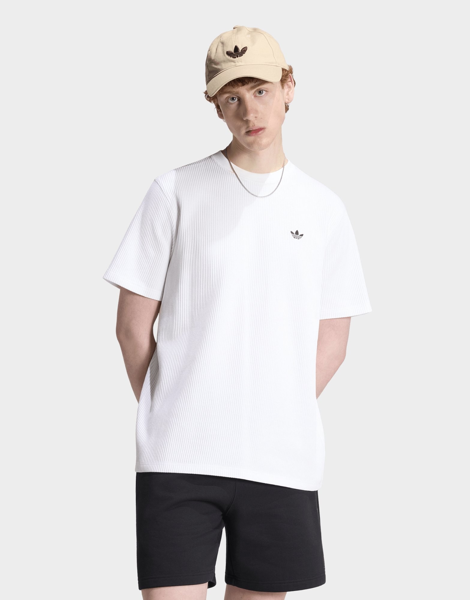 adidas Originals Trefoil Essentials Waffelstrick-t-shirt