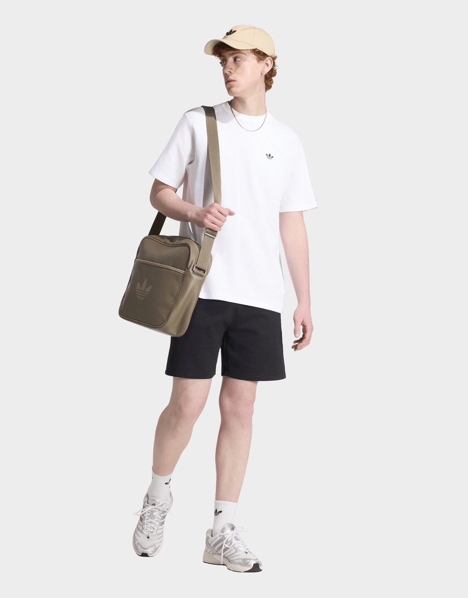 adidas Originals Trefoil Essentials Waffelstrick-t-shirt
