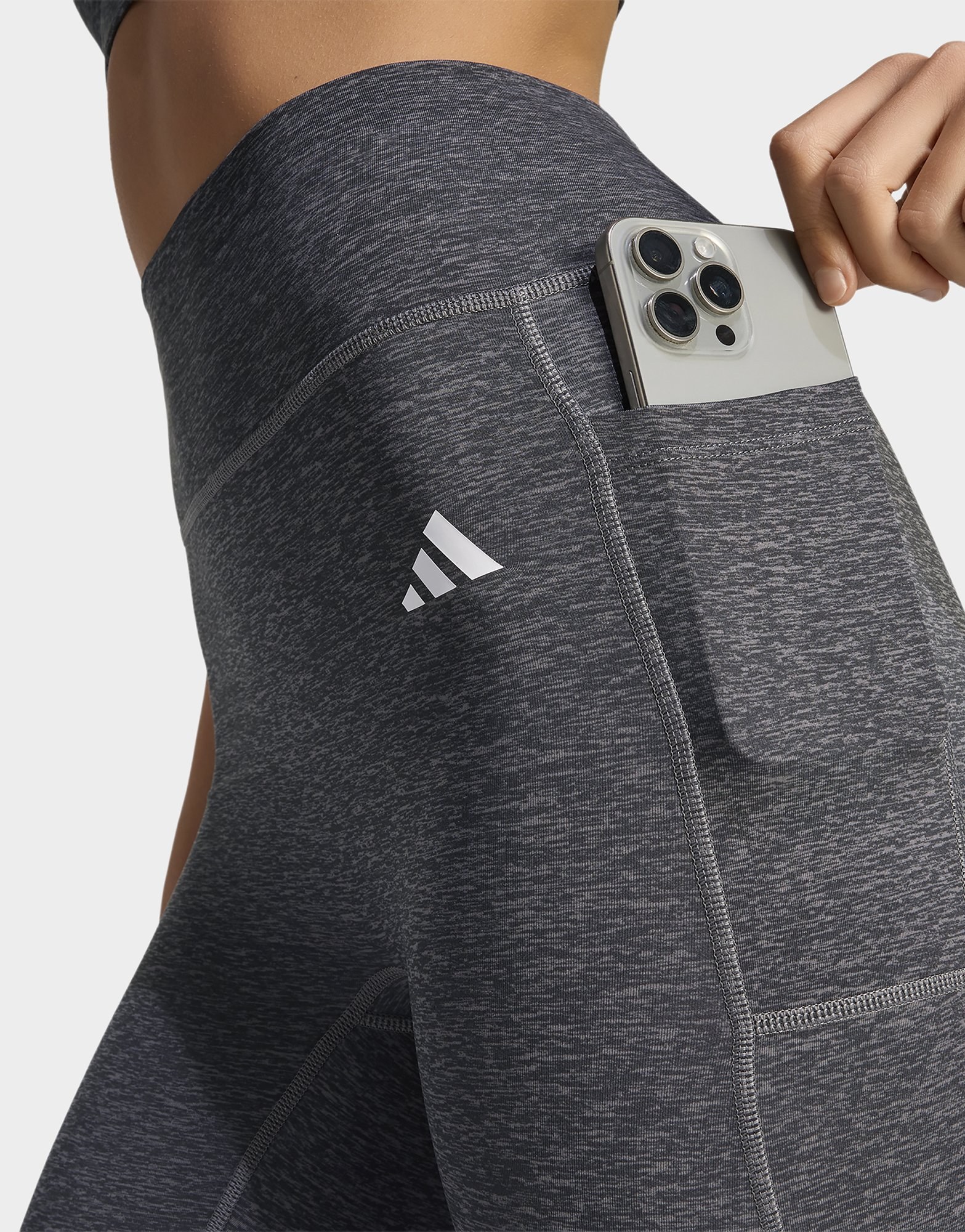 adidas Optime Essentials Workout Heather 7/8-Leggings