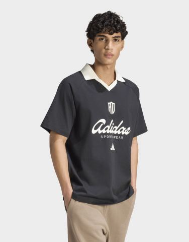 adidas LUX TIRO SCRIPT GRAFIK POLOSHIRT