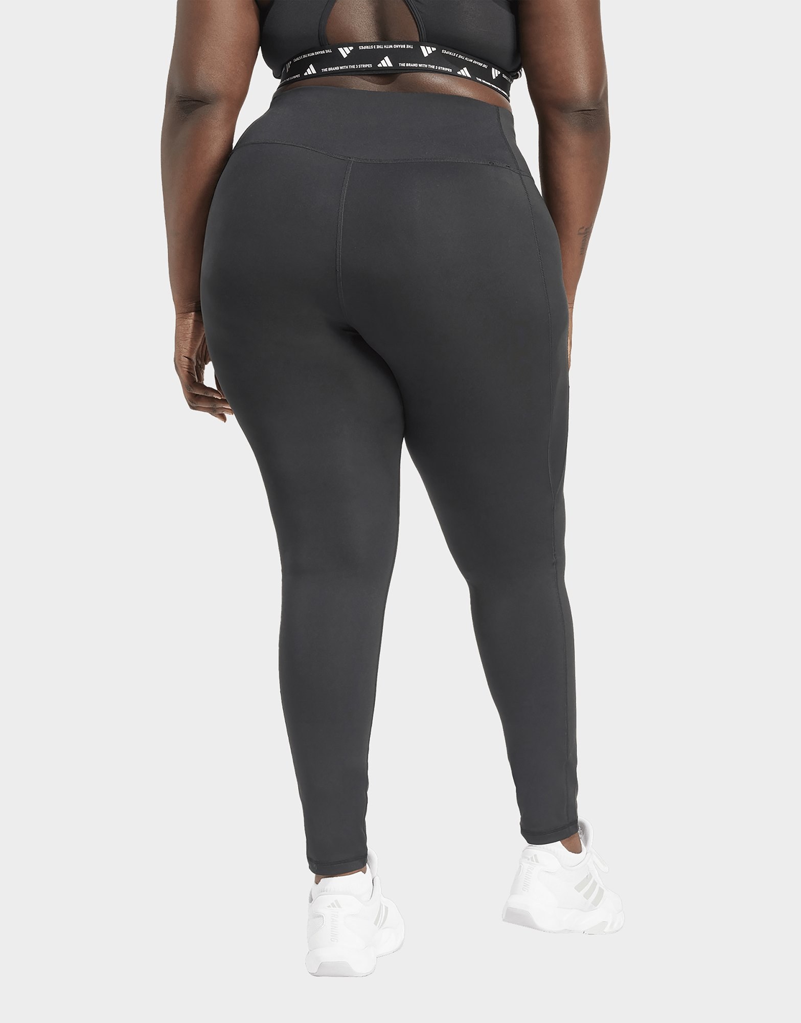 adidas Optime Essentials Leggings (große Größen), Volle Länge, Aufbewahrungstasche