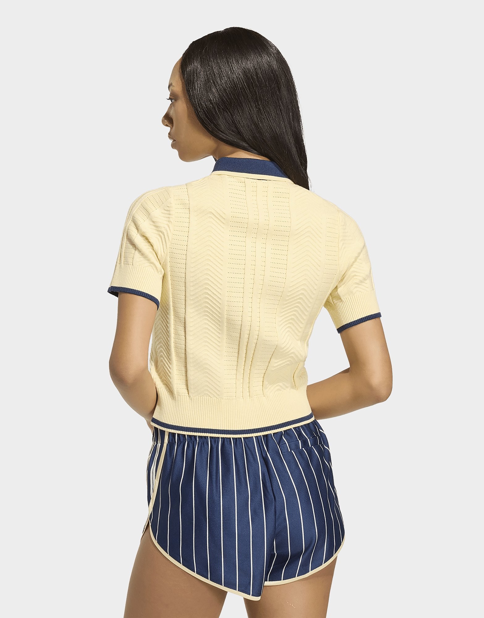 adidas Cali Poloshirt, Zopfmuster