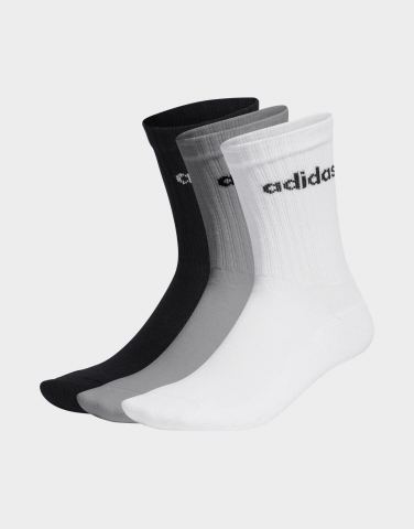adidas Linear Crew Cushioned Socken, 3 Paar