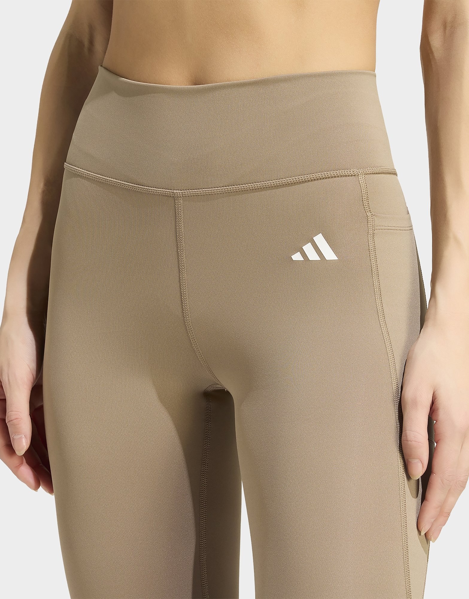 adidas Optimé Essentials Stash Pocket Leggings, Komplette Länge