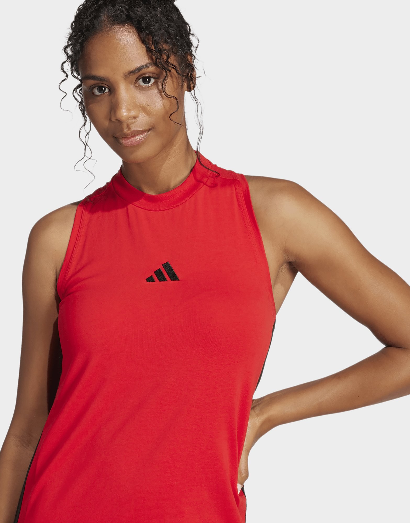 adidas Essentials 3-streifen Long Racerback Kleid