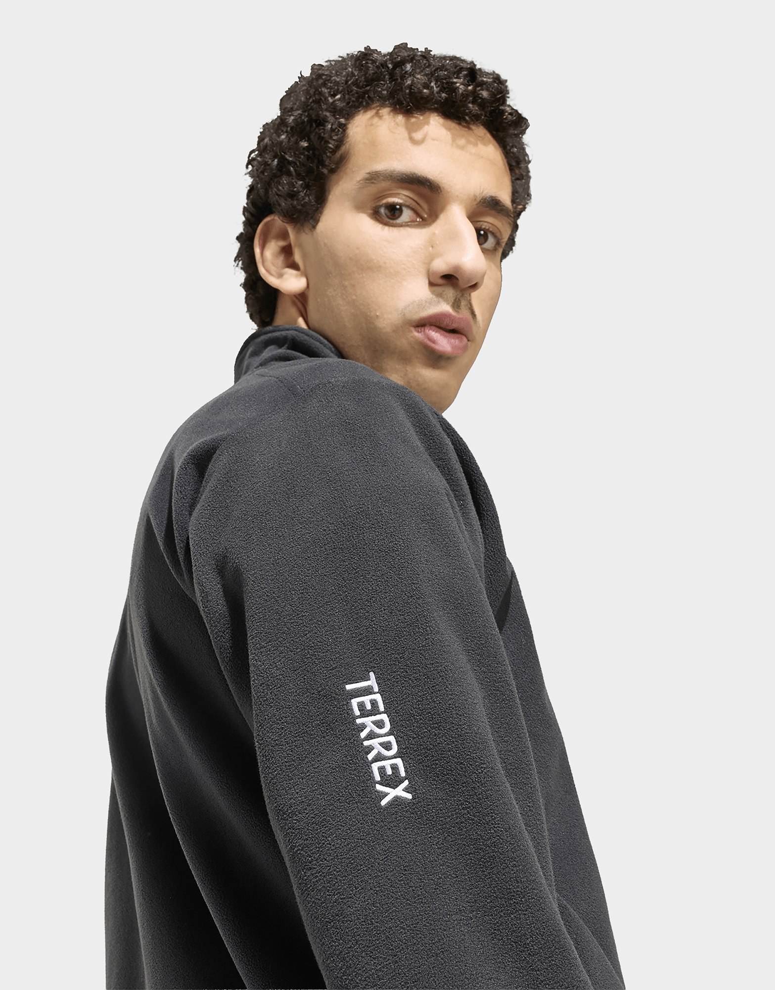 adidas Terrex Multi Essentials Fleecejacke, Reißverschluss Bis Zur Brust