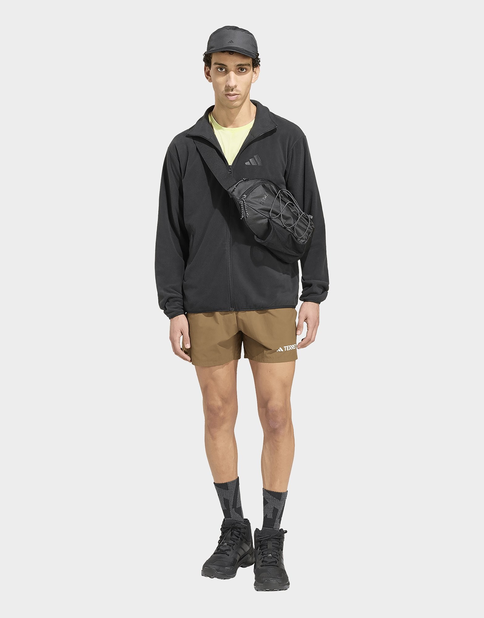 adidas Terrex Multi Essentials Fleecejacke, Durchgehender Reißverschluss