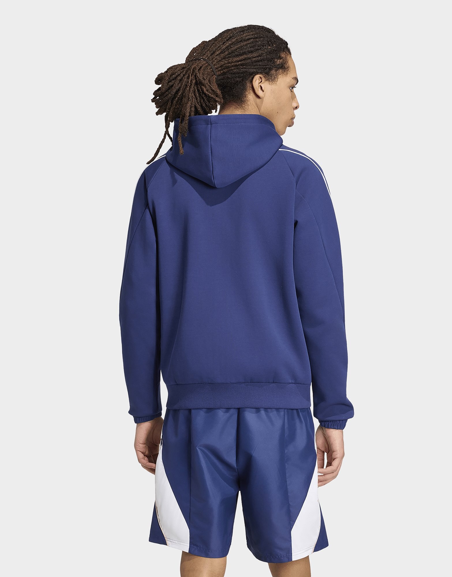 adidas STADIUM SMALL LOGO FULL-ZIP HOODIE