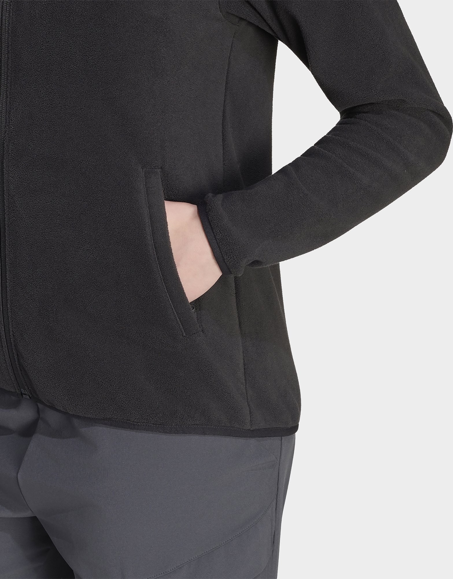 adidas Terrex Multi Essentials Fleecejacke, Durchgehender Reißverschluss