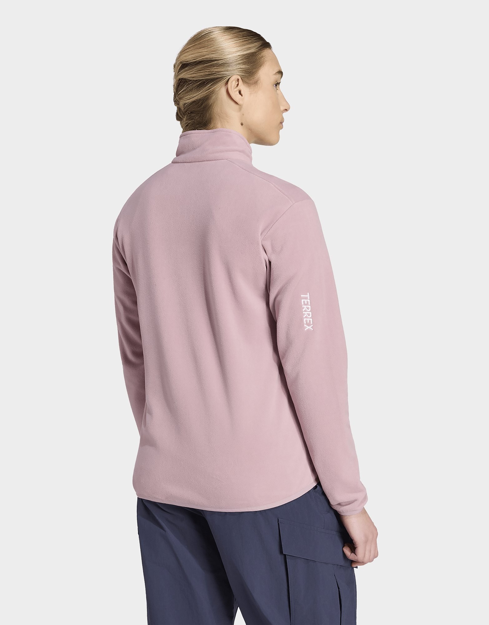 adidas Terrex Multi Essentials Fleecejacke, Durchgehender Reißverschluss