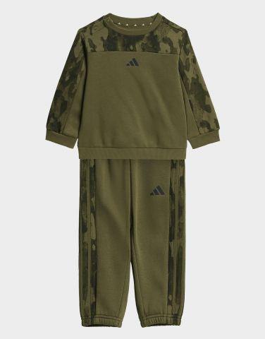 adidas Seasonal Essentials Camo Kids Jogginganzug, Fleece