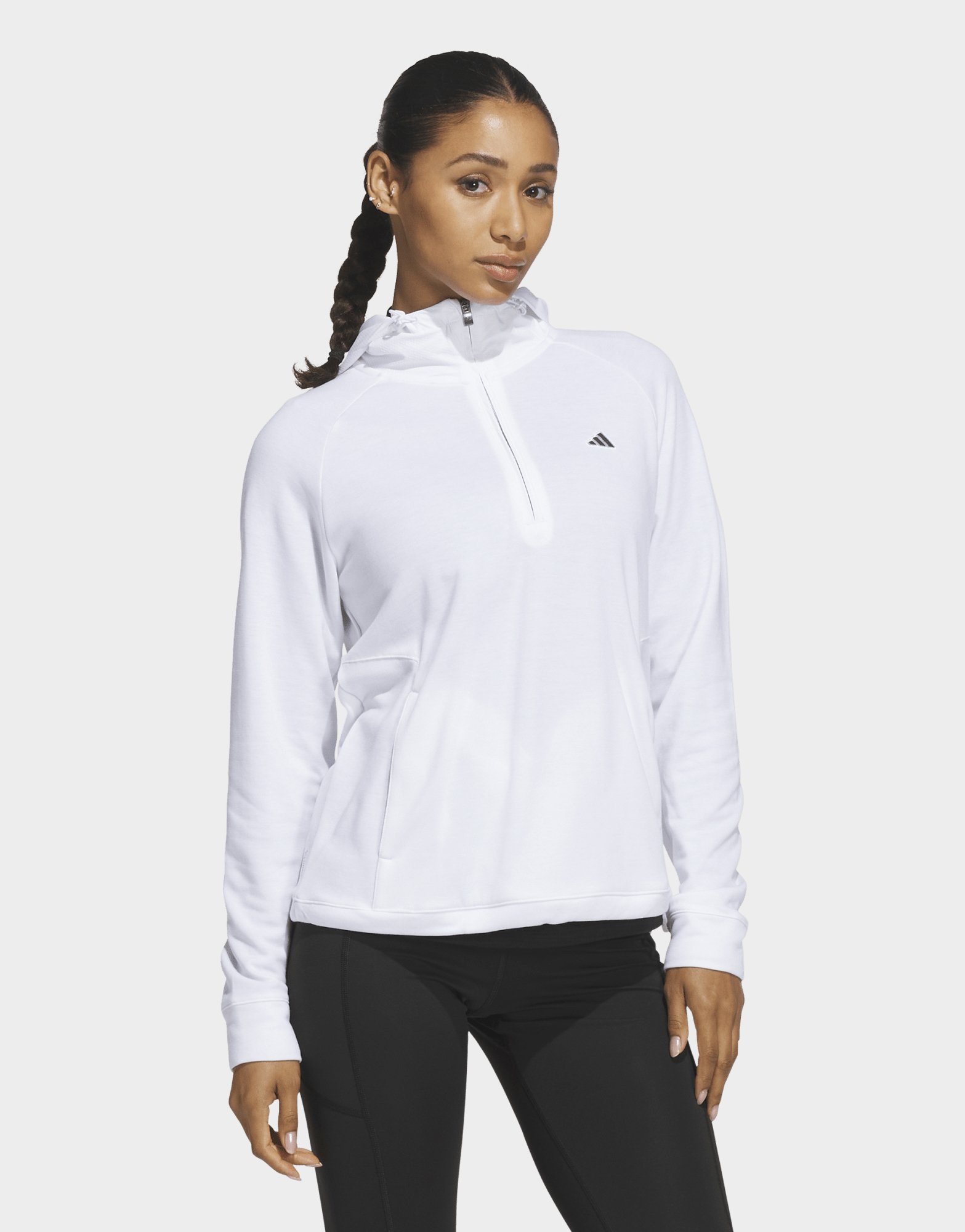 adidas Ultimate365+ Course Control Hybrid Quarter-zip Kapuzenjacke