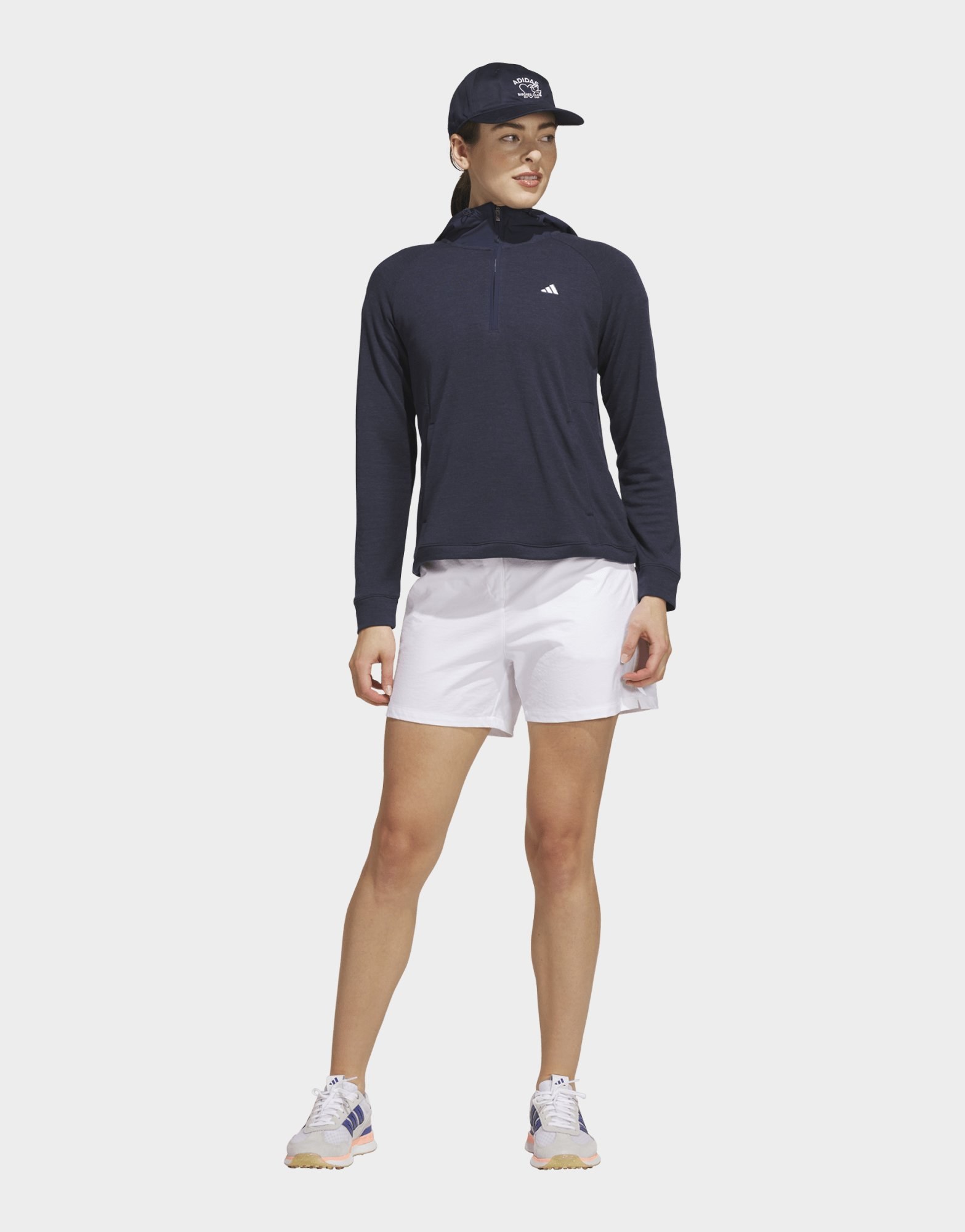 adidas Ultimate365+ Course Control Hybrid Quarter-zip Kapuzenjacke